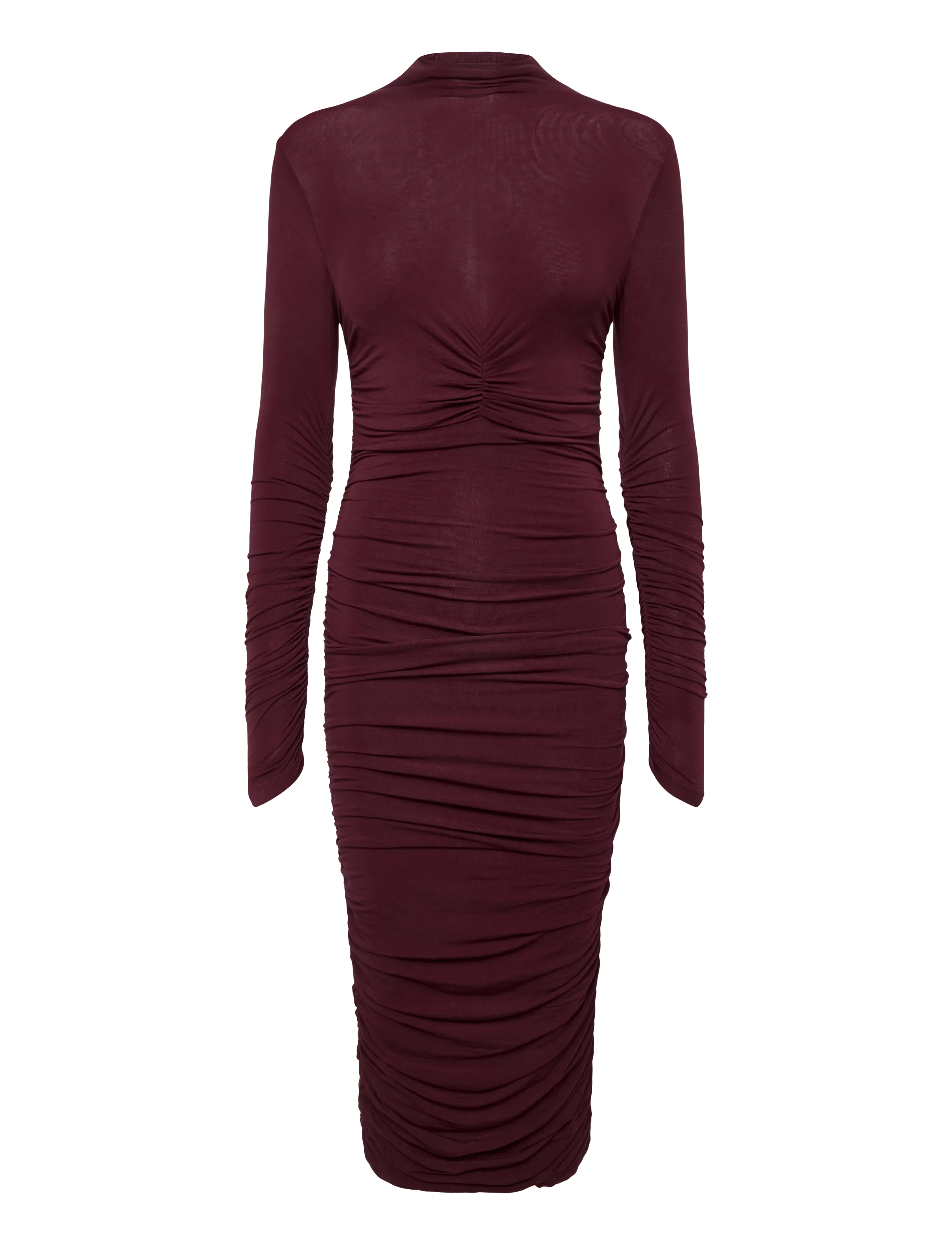 Bardot AMERA KNIT MIDI DRESS - Etuikleider - BURGUNDY / burgundy