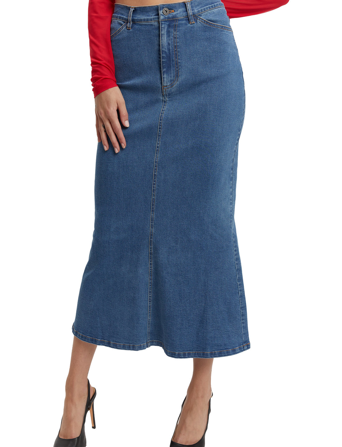 Mid length skirts sales vintage