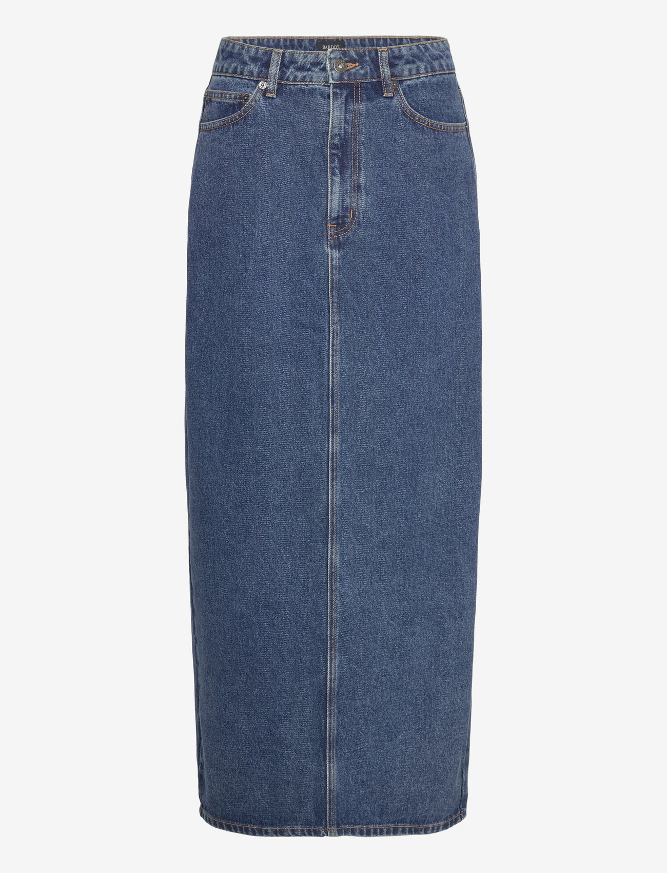Bardot - EVIANNA DENIM MAXI SKIRT - denimnederdele - washed ind - 1