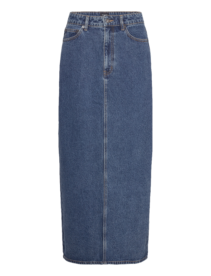 Bardot - EVIANNA DENIM MAXI SKIRT - denimnederdele - washed ind - 1