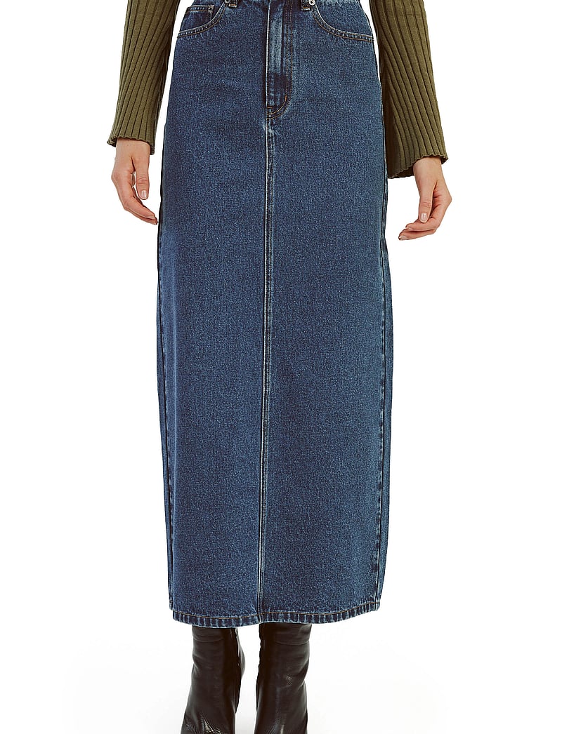 Bardot - EVIANNA DENIM MAXI SKIRT - denimnederdele - washed ind - 5
