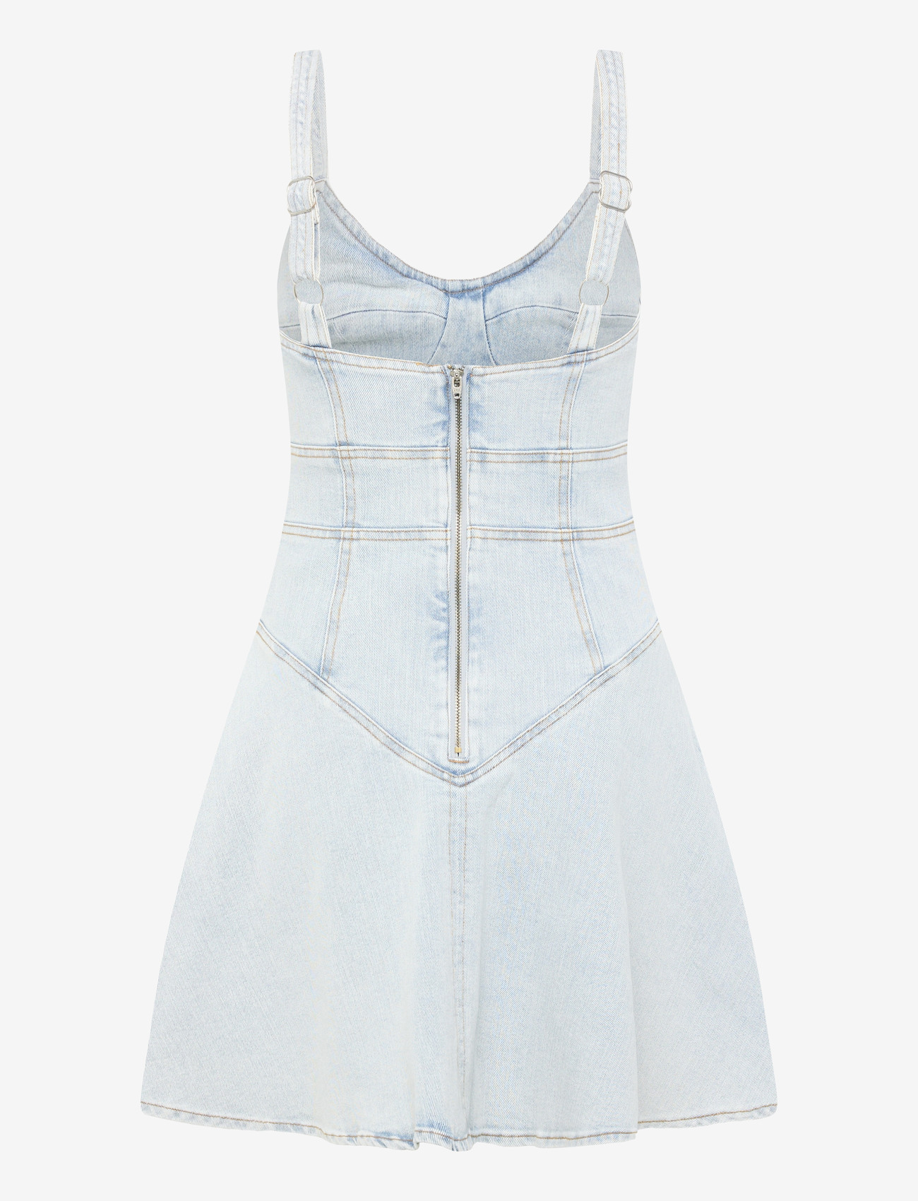 Bardot - REYNA DENIM MINI DRESS - denimkjoler - light dnm - 2