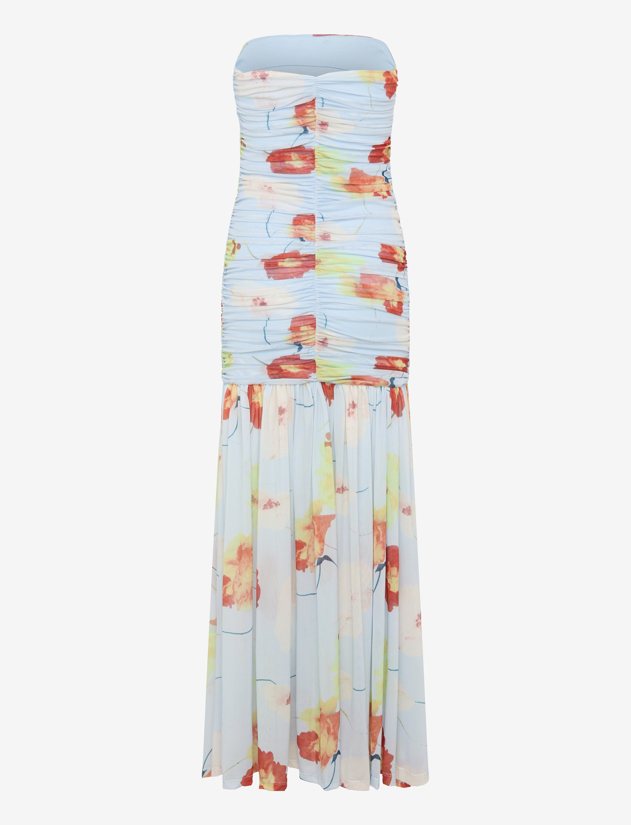 Bardot - SOLANA PRINTED MESH MAXI DRESS - maxi kjoler - baby bl fl - 2