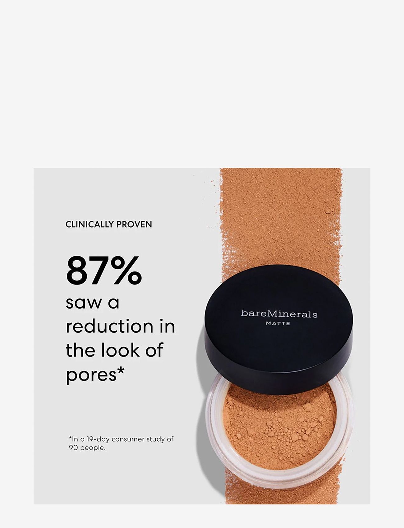 bareMinerals - Original Loose Matte Medium tan 18 - valmiina treffi-iltaan - medium tan 18 - 4