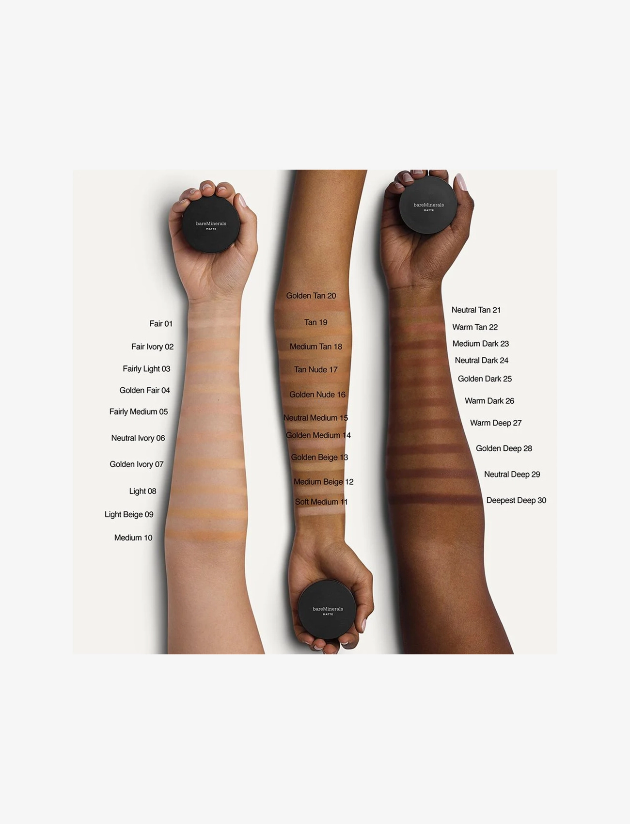 bareMinerals - Original Loose Matte Neutral dark 24 - makeup - neutral dark 24 - 3