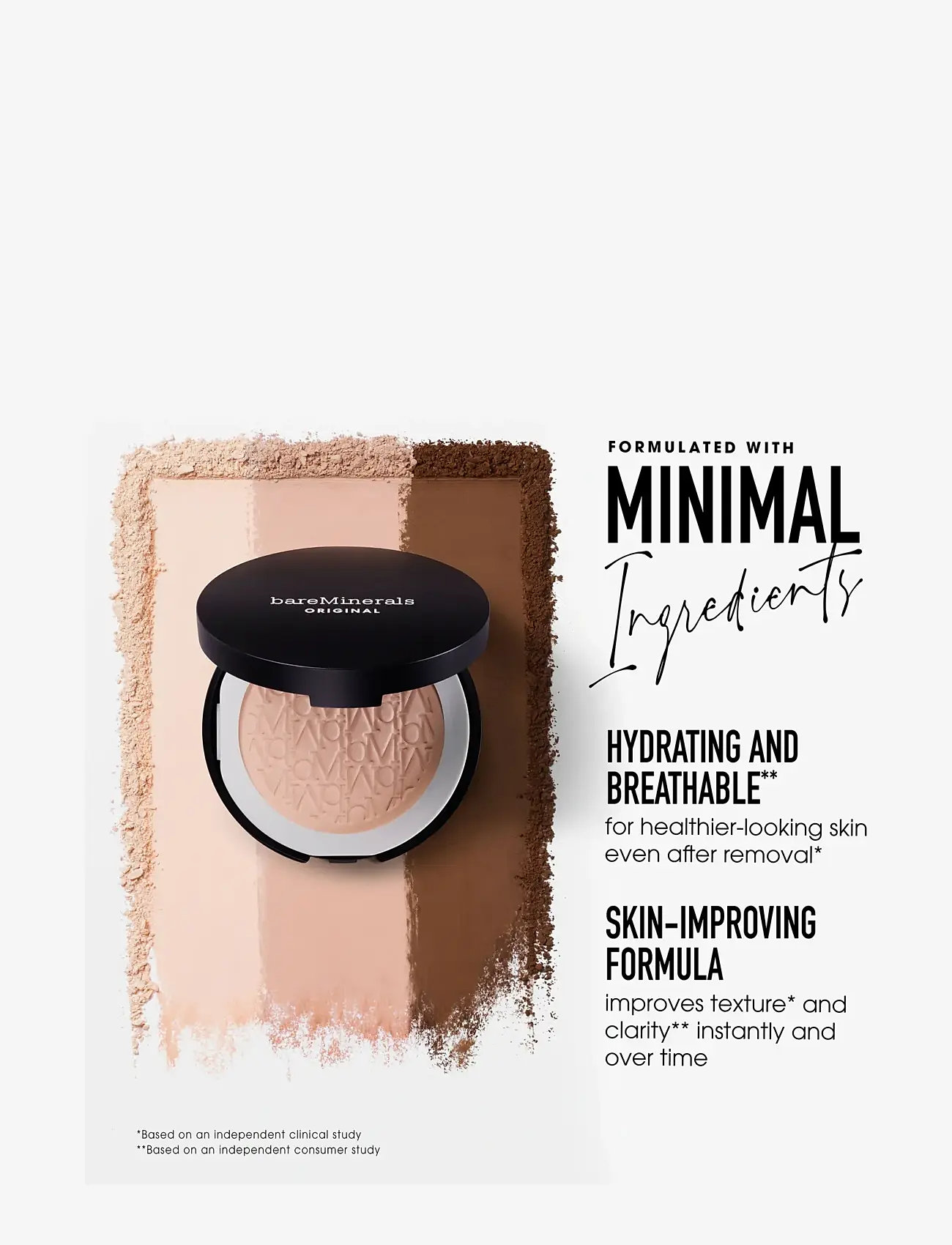 bareMinerals - Original Pressed Powder Foundation 8.00 ML - bliv klar til date night - fair ivory - 5