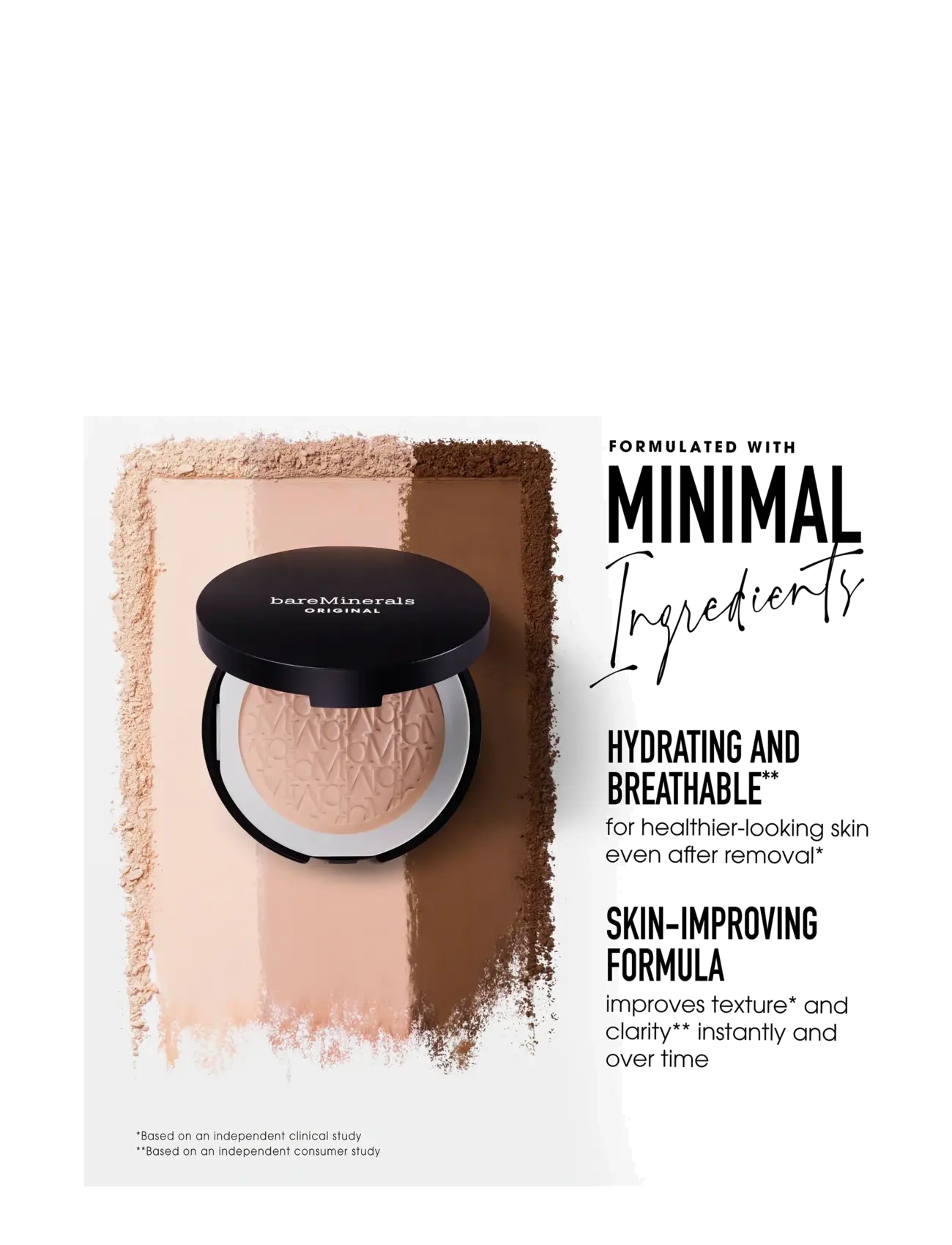 bareMinerals - Original Pressed Powder Foundation 8.00 ML - redo för date night - fair ivory - 5