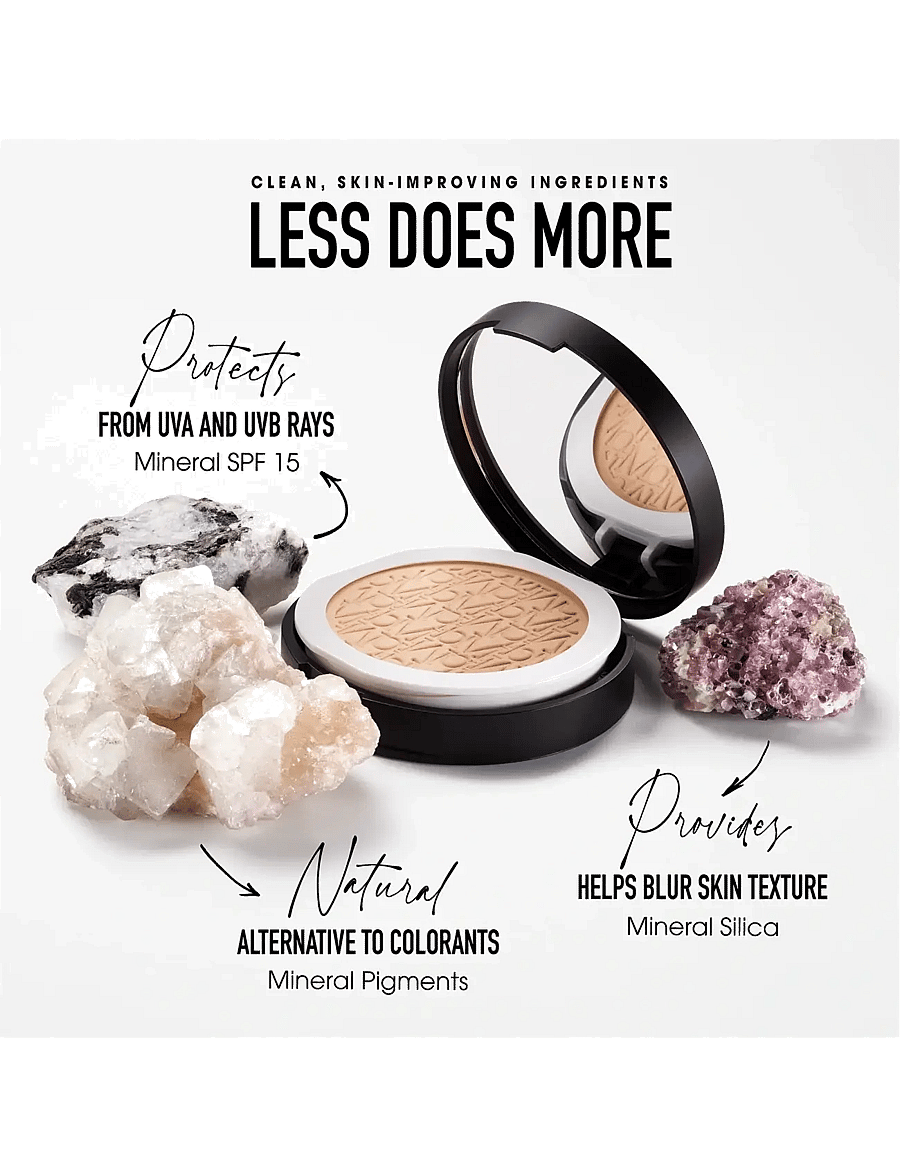 bareMinerals - Original Pressed Powder Foundation 8.00 ML - redo för date night - golden beige - 4