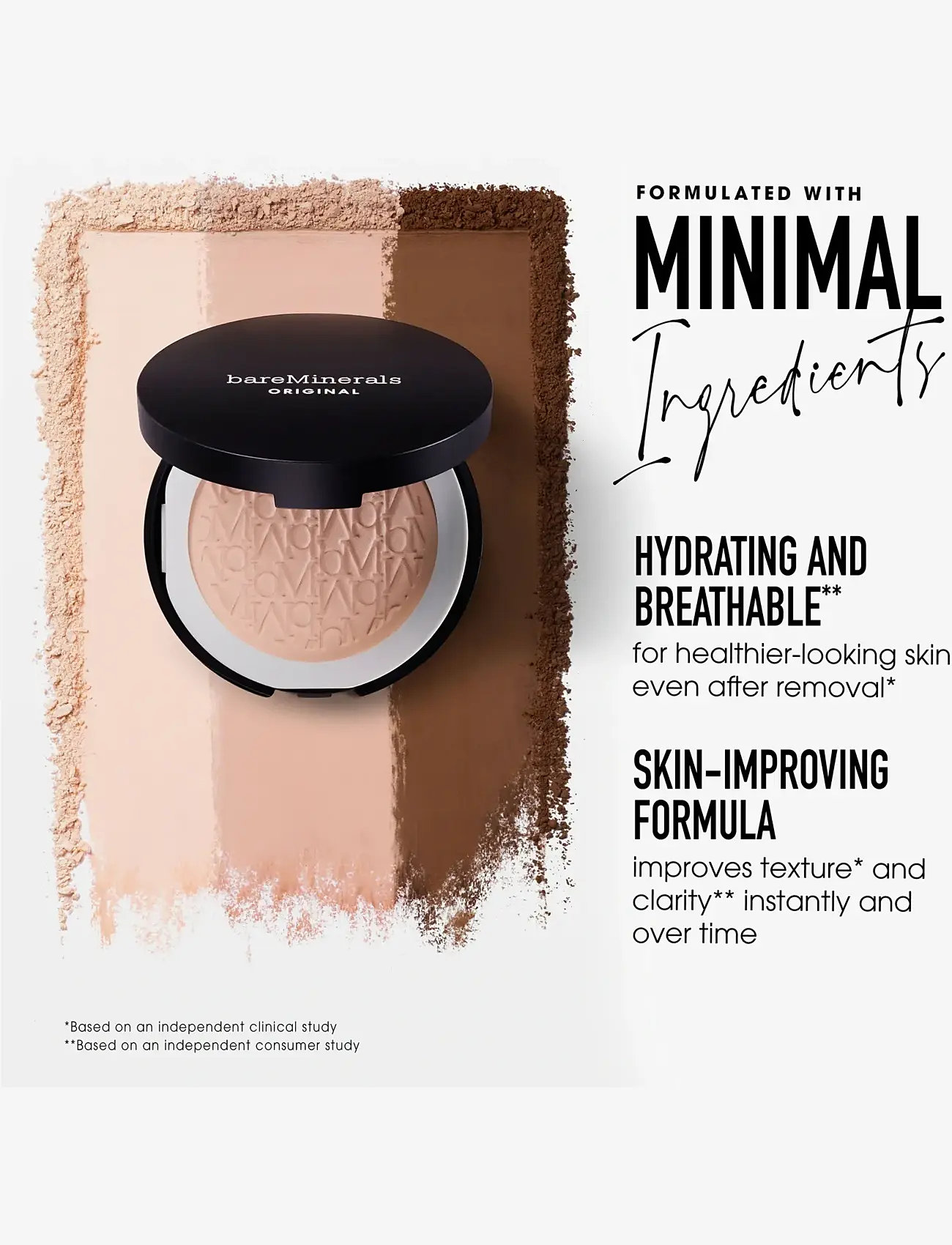 bareMinerals - Original Pressed Powder Foundation 8.00 ML - bliv klar til date night - medium tan - 5