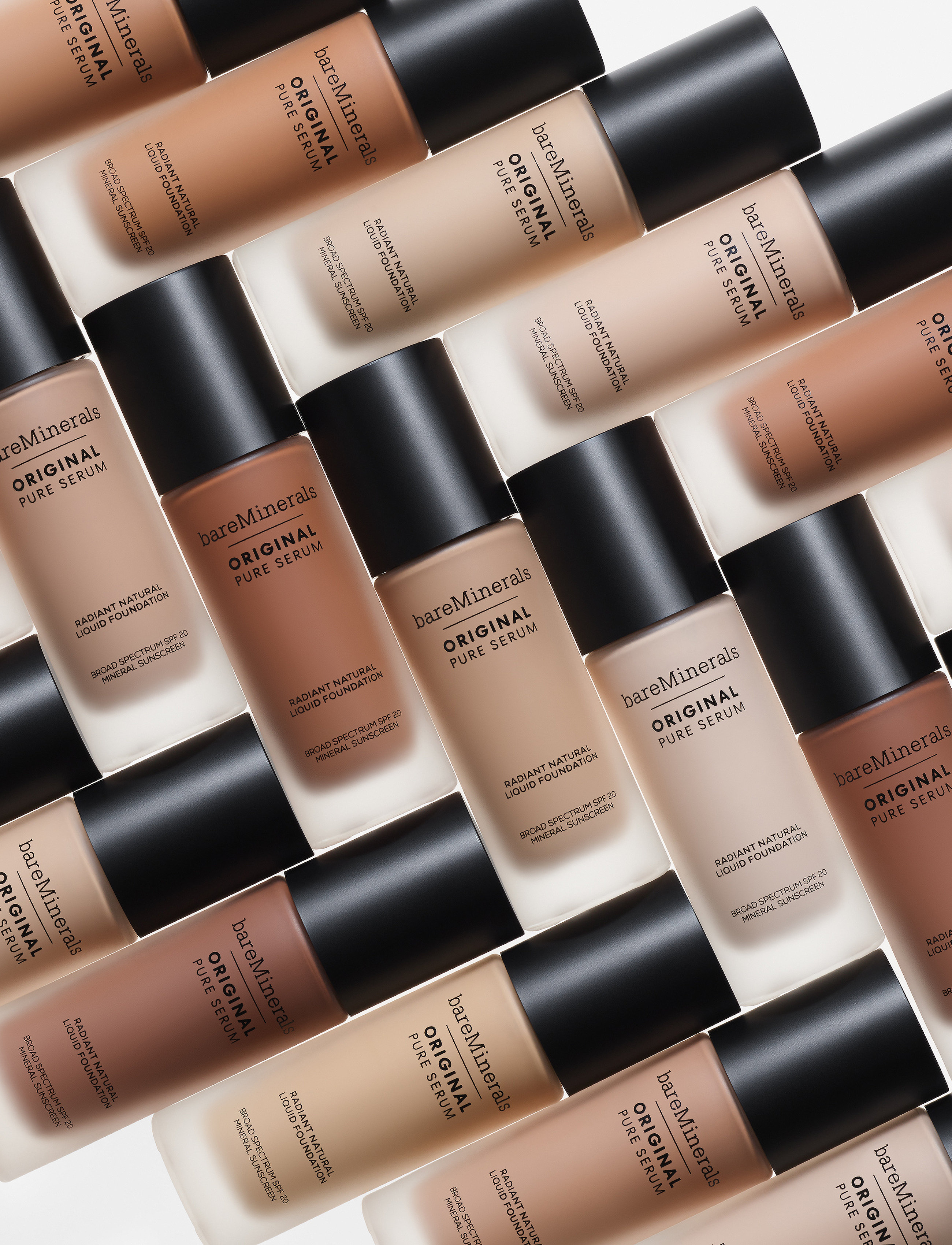 bareMinerals - ORIGINAL Pure Serum Radiant Natural Liquid Foundation Mineral SPF 20 Fair Cool 1 - bliv klar til date night - fair cool 1 - 5