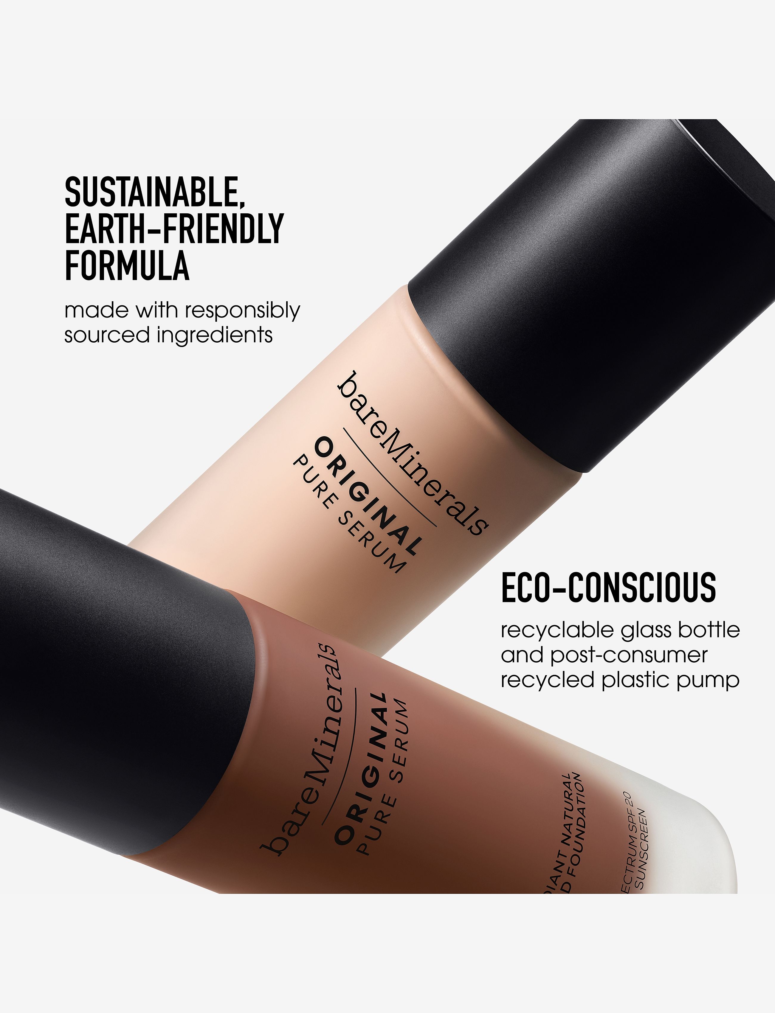 bareMinerals - ORIGINAL Pure Serum Radiant Natural Liquid Foundation Mineral SPF 20 Medium Neutral 3.5 - makeup - medium neutral 3.5 - 5