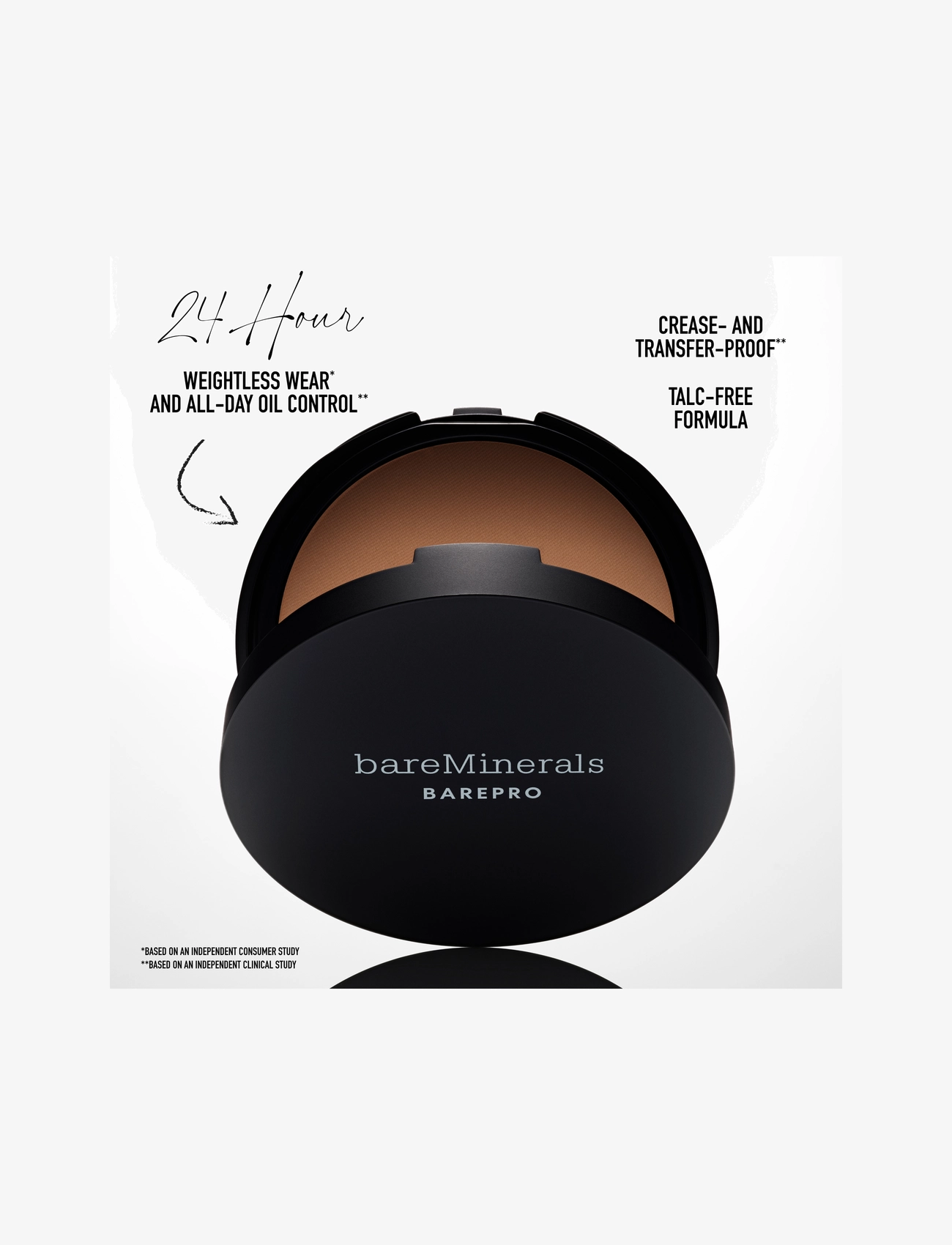bareMinerals - BarePRO 24H Skin-Perfecting Pressed Powd Fair 15 Cool 8.00 GR - makeup - fair 15 cool - 5