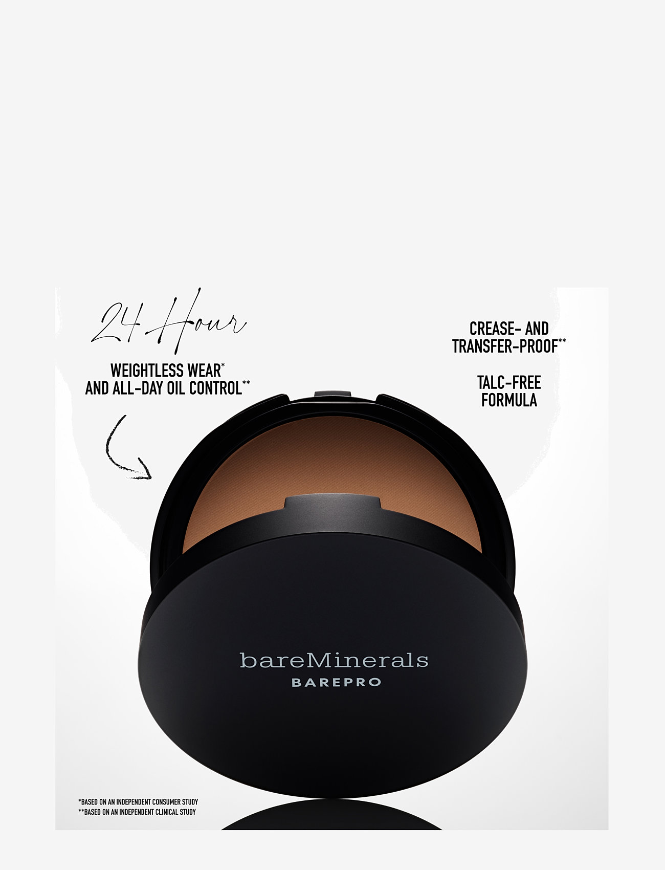 bareMinerals - BarePRO 24H Skin-Perfecting Pressed Powd Medium 30 Cool 8.00 GR - smink - medium 30 cool - 5