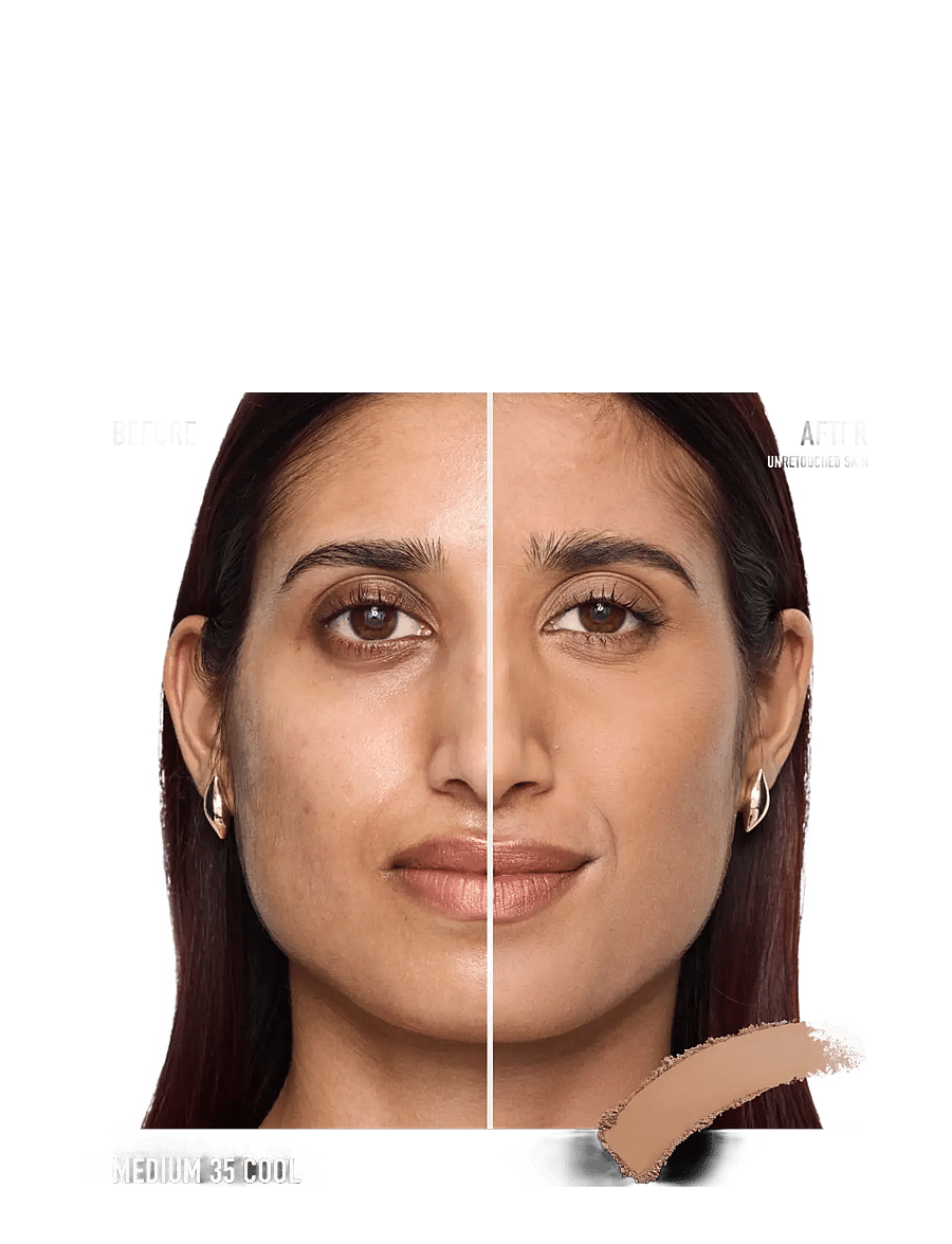 bareMinerals - BarePRO 24H Skin-Perfecting Pressed Powd Medium 35 Cool 8.00 GR - makeup - medium 35 cool - 2