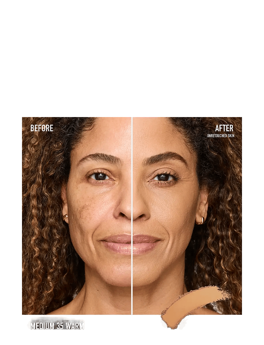 bareMinerals - BarePRO 24H Skin-Perfecting Pressed Powd Medium 35 Warm 8.00 GR - makeup - medium 35 warm - 2