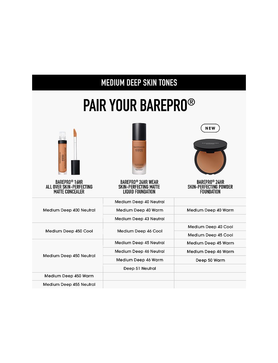 bareMinerals - BarePRO 24H Skin-Perfecting Pressed Powd Medium 35 Warm 8.00 GR - makeup - medium 35 warm - 0