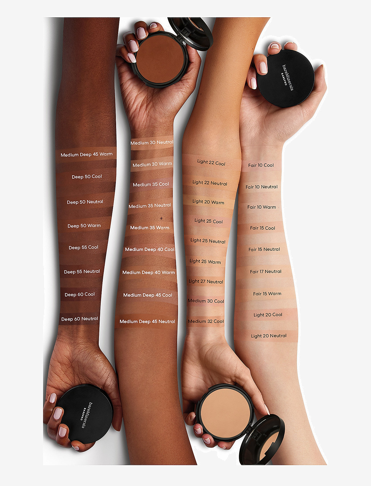 bareMinerals - BarePRO 24H Skin-Perfecting Pressed Powd Deep 50 Neutral 8.00 GR - makeup - deep 50 neutral - 3