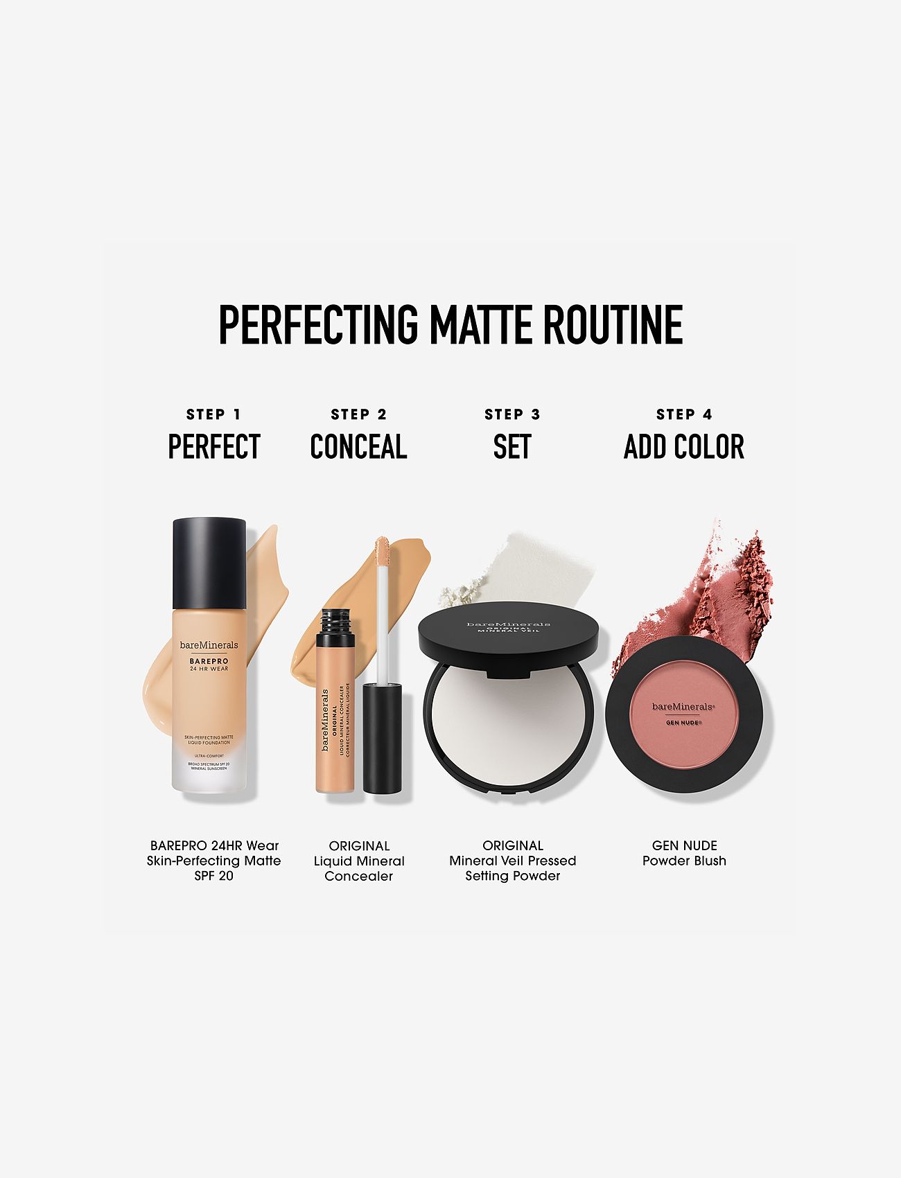 bareMinerals - BARE MINERALS BarePro 24H Matte Liquid Foundation Fair 05 cool - meikit - 05 cool - 5