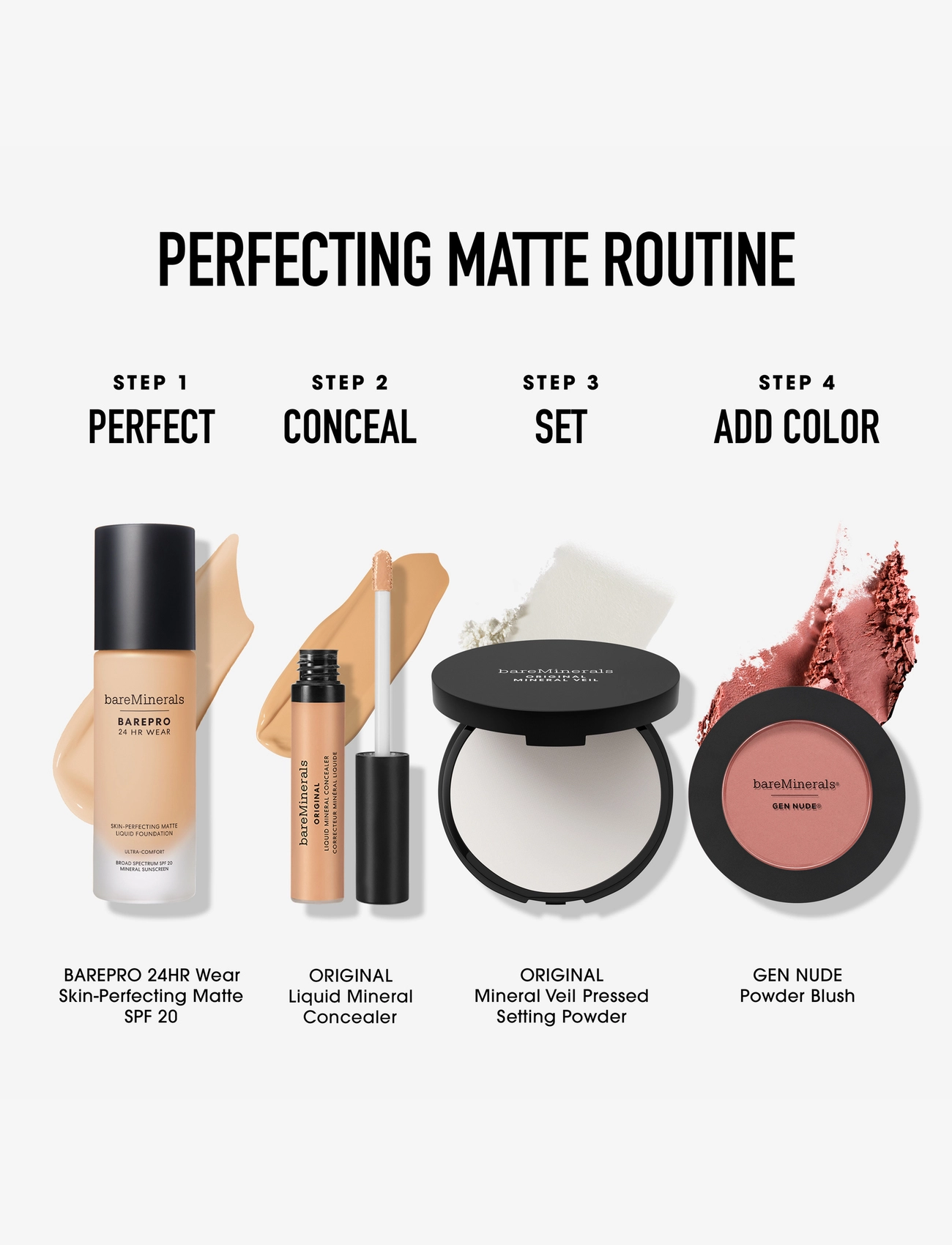 bareMinerals - BARE MINERALS BarePro 24H Matte Liquid Foundation Fair 10 neut - smink - 10 neut - 5