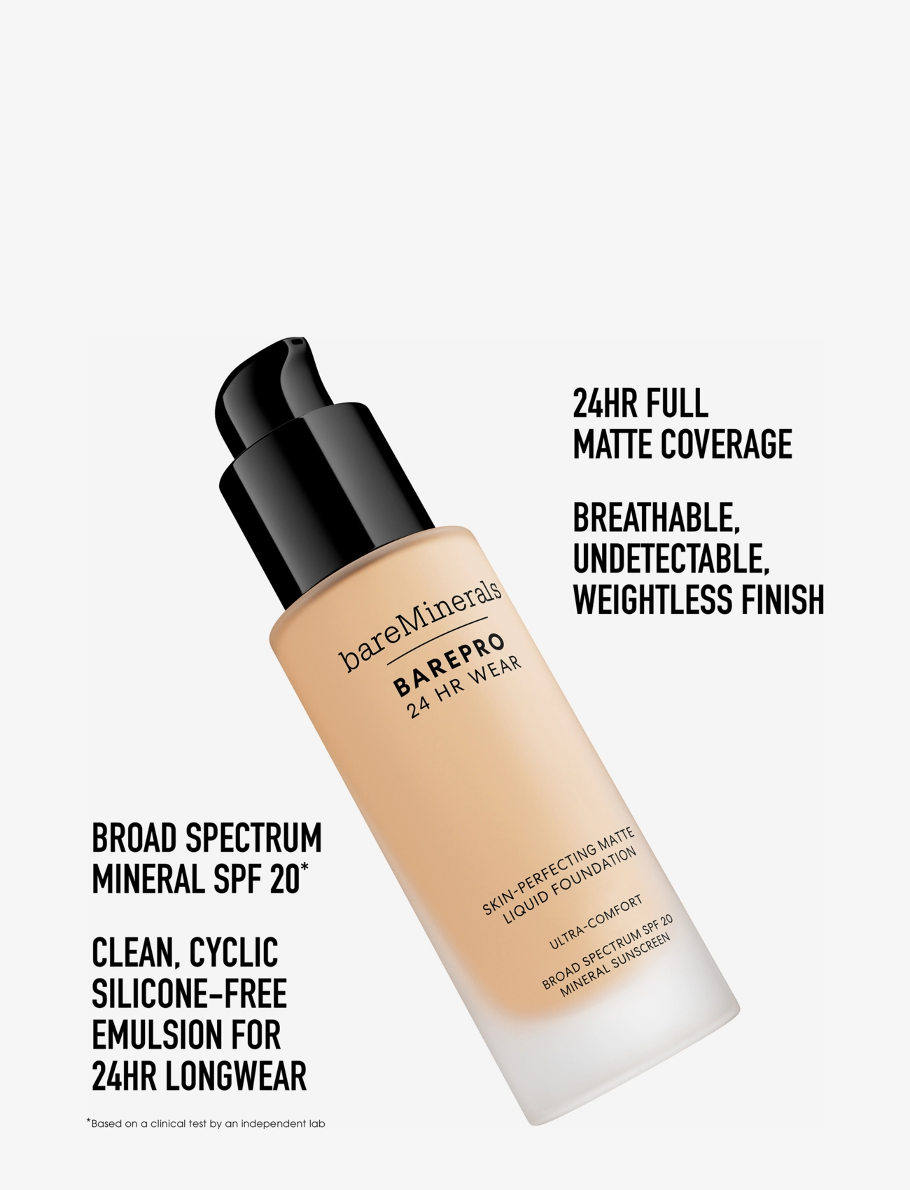 bareMinerals - BARE MINERALS BarePro 24H Matte Liquid Foundation Light 27 cool - makeup - 27 cool - 4