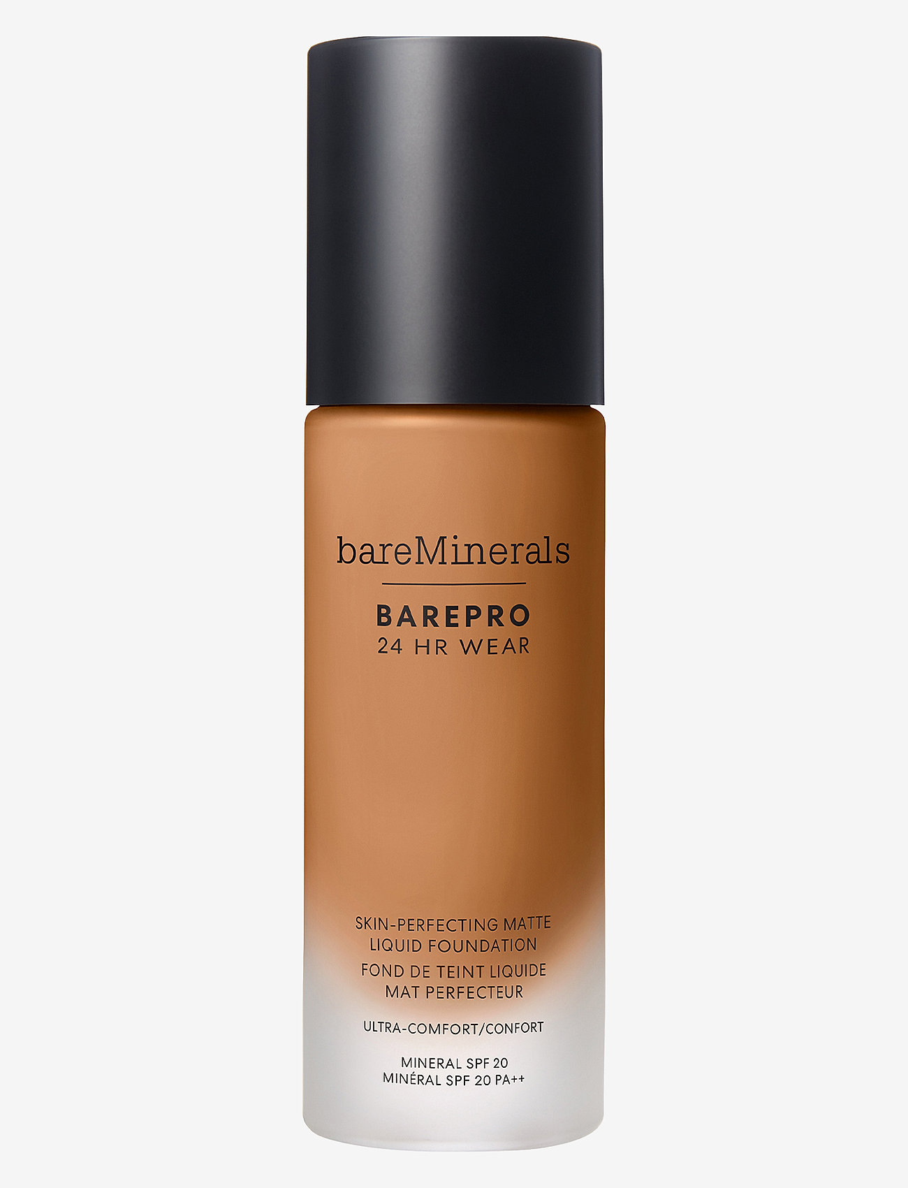 bareMinerals - BARE MINERALS BarePro 24H Matte Liquid Foundation Medium deep 46 neutral - smink - deep 46 neutral - 0