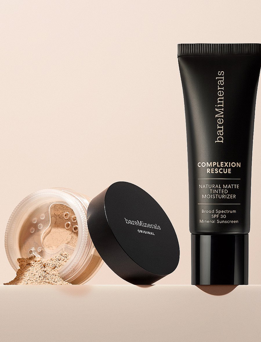 bareMinerals - COMPLEXION RESCUE Tinted Moisturizer Matte Foundation Desert - redo för date night - desert 13 - 5