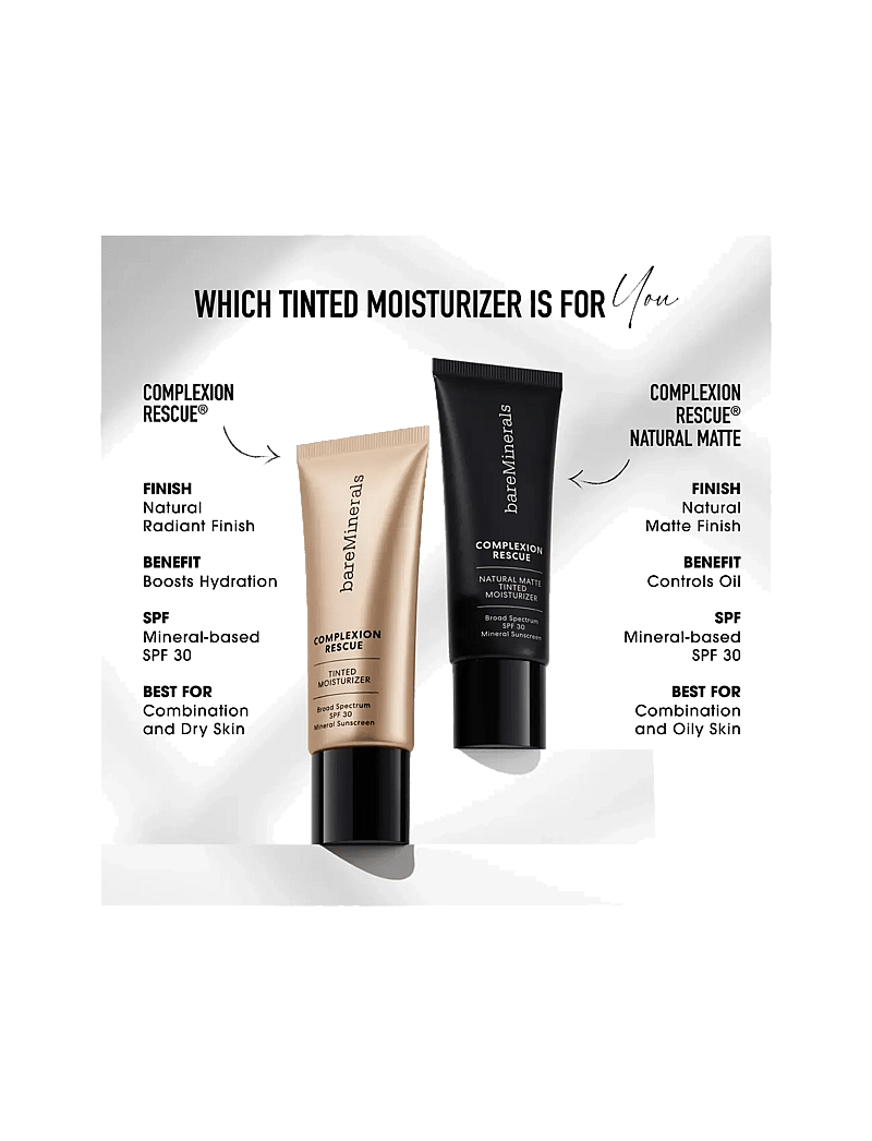 bareMinerals - COMPLEXION RESCUE Tinted Moisturizer Matte Foundation Chestnut - makeup - chestnut 16 - 4