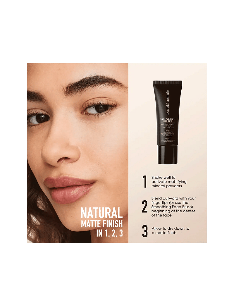 bareMinerals - COMPLEXION RESCUE Tinted Moisturizer Matte Foundation Chestnut - makeup - chestnut 16 - 5