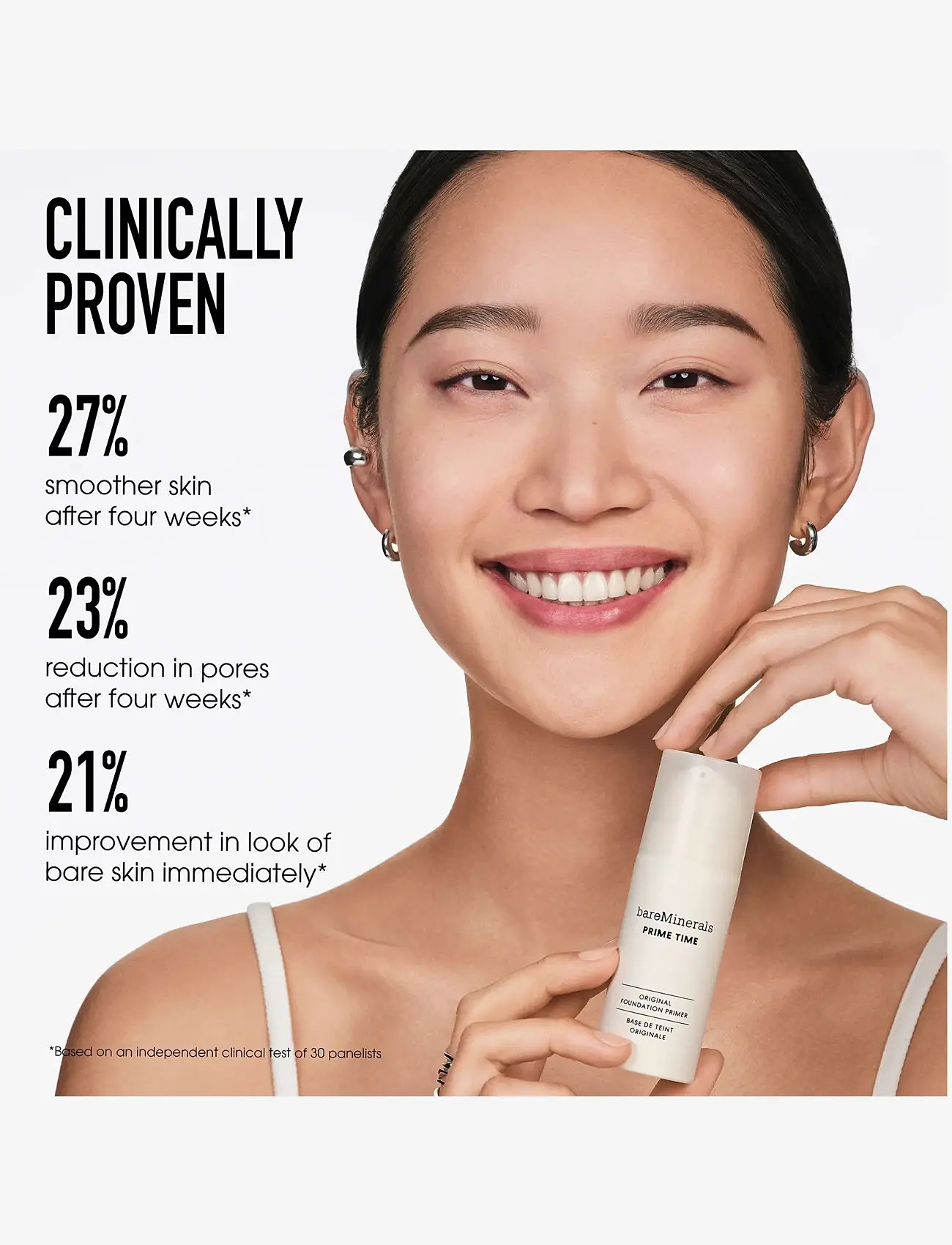 bareMinerals - Prime Time Face Primer MINI Original Pore-Minimizing Primer 15 ml - clear - 4