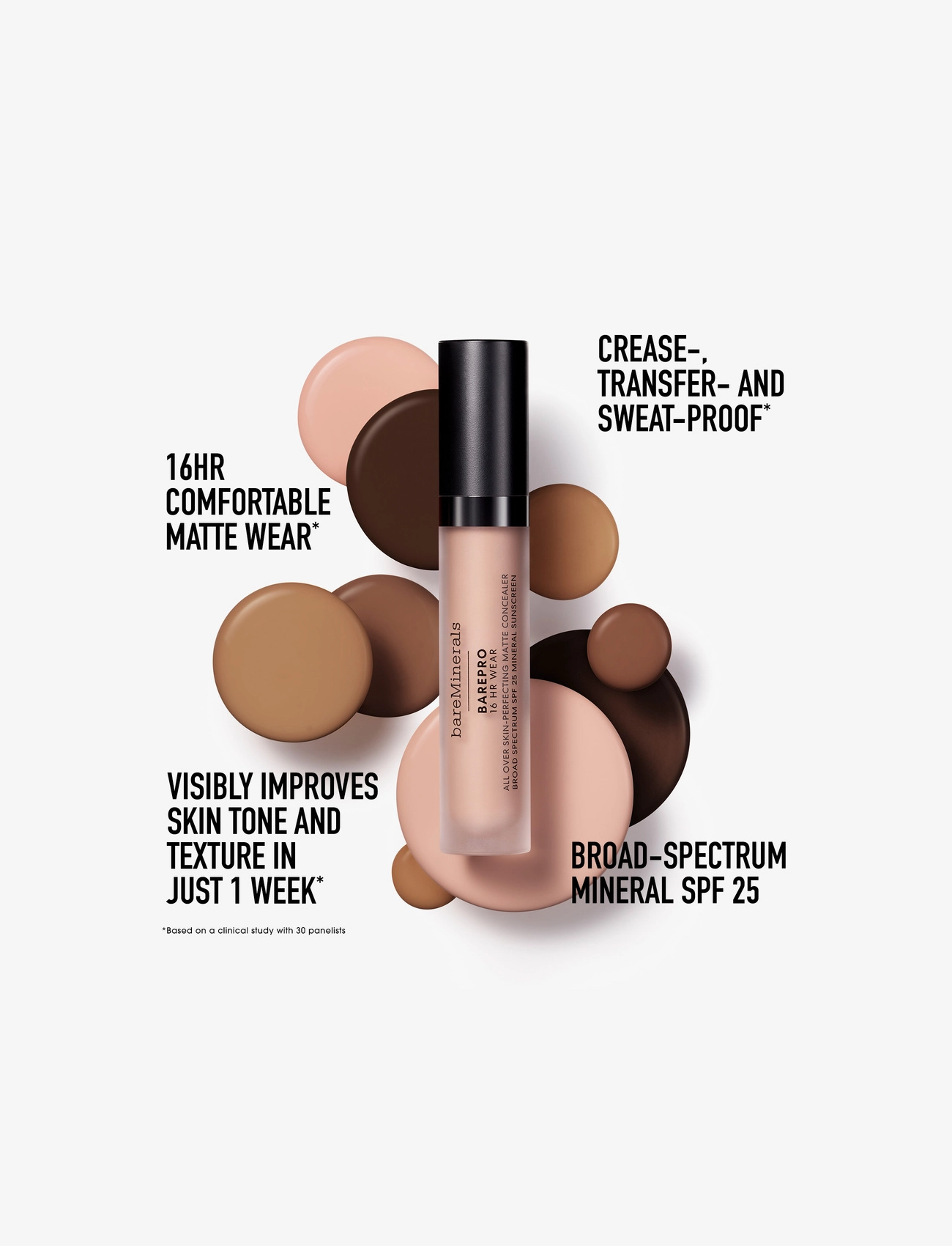 bareMinerals - BARE MINERALS BarePro All Over Skin Perfecting Conceal Light 250 neutral - makeup - 250 neutral - 5