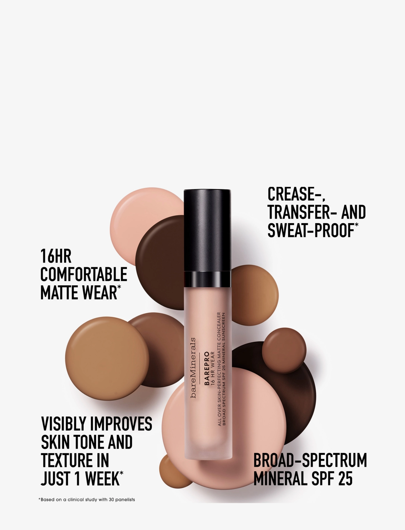 bareMinerals - BARE MINERALS BarePro All Over Skin Perfecting Conceal Medium 300 neutral - meikit - 300 neutral - 5