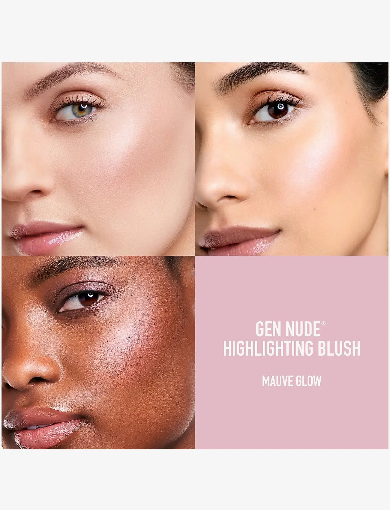 bareMinerals - Gen Nude Highlighting Blush Mauve glow 02 3.8 GR - makeup - mauve glow 02 - 3
