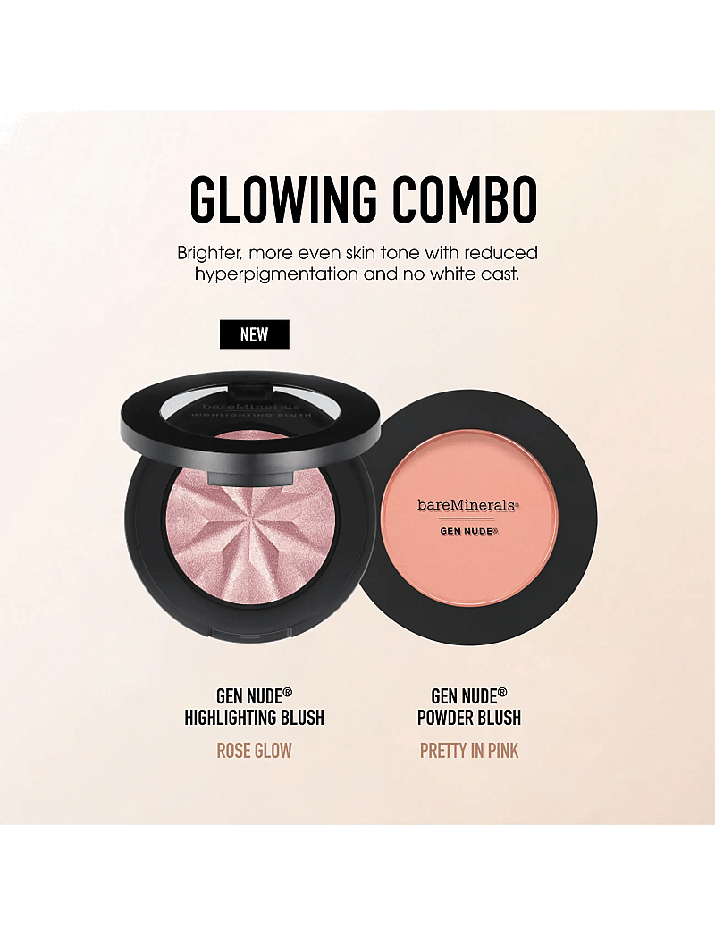 bareMinerals - Gen Nude Highlighting Blush Rose glow 05 3.8 GR - makeup - rose glow 05 - 4