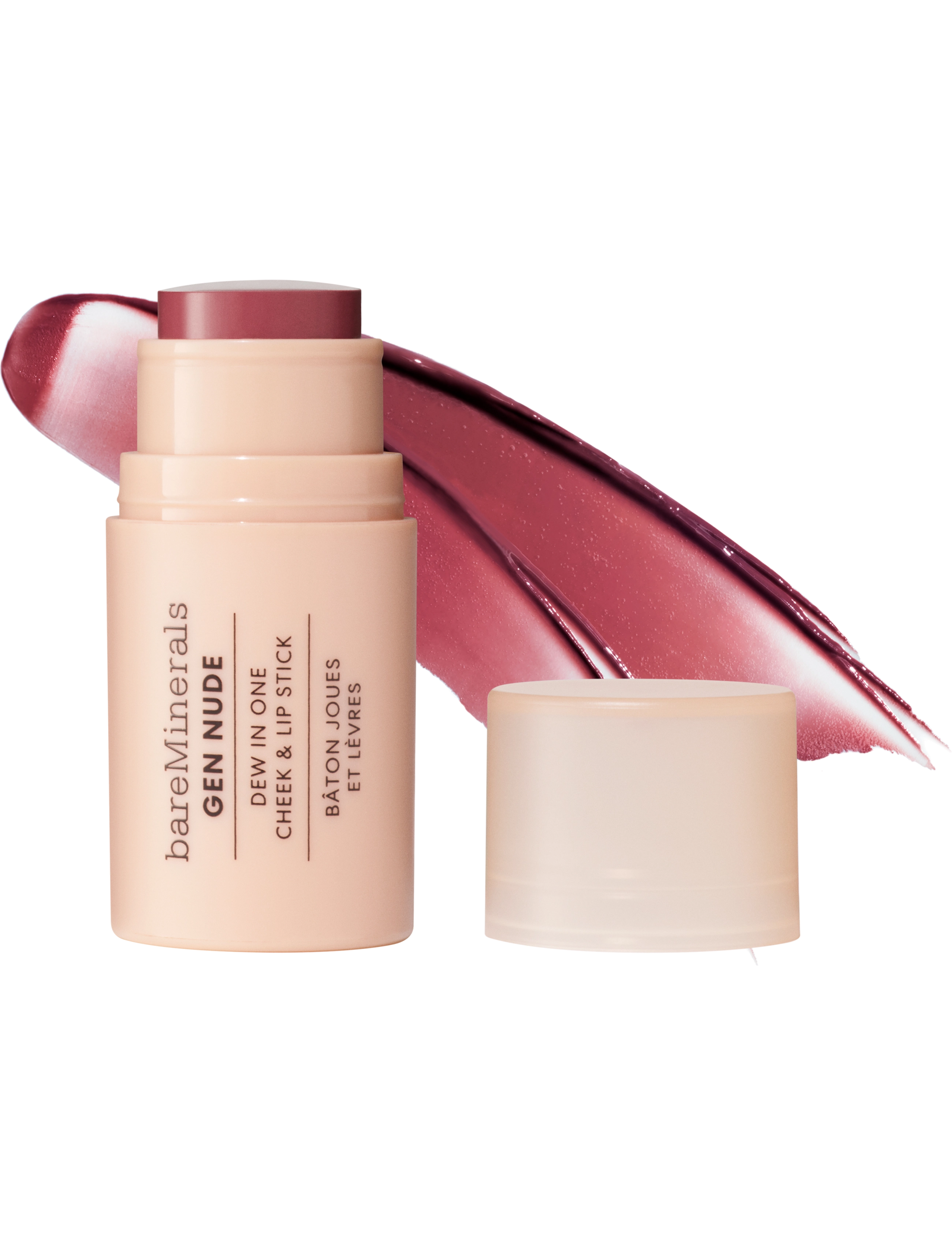 bareMinerals GEN NUDE Dew in One Cheek & Lip Stick  - Skönhet för ungdomar  - BERRY ME IN MERLOT / red