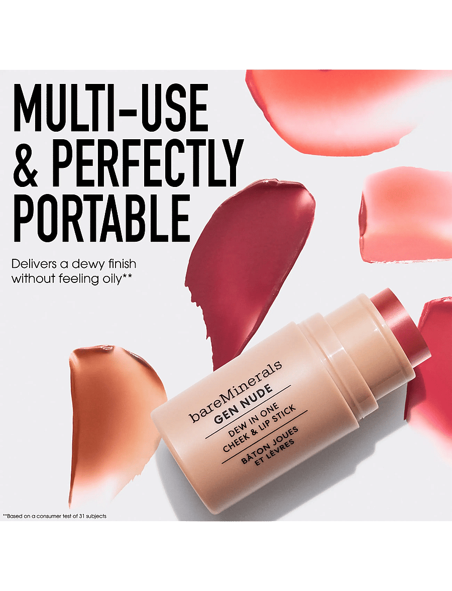 bareMinerals - GEN NUDE Dew in One Cheek & Lip Stick - makeup - berry me in merlot - 5