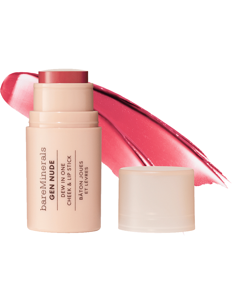 bareMinerals - GEN NUDE Dew in One Cheek & Lip Stick - förðunarvörur - brick it on - 0