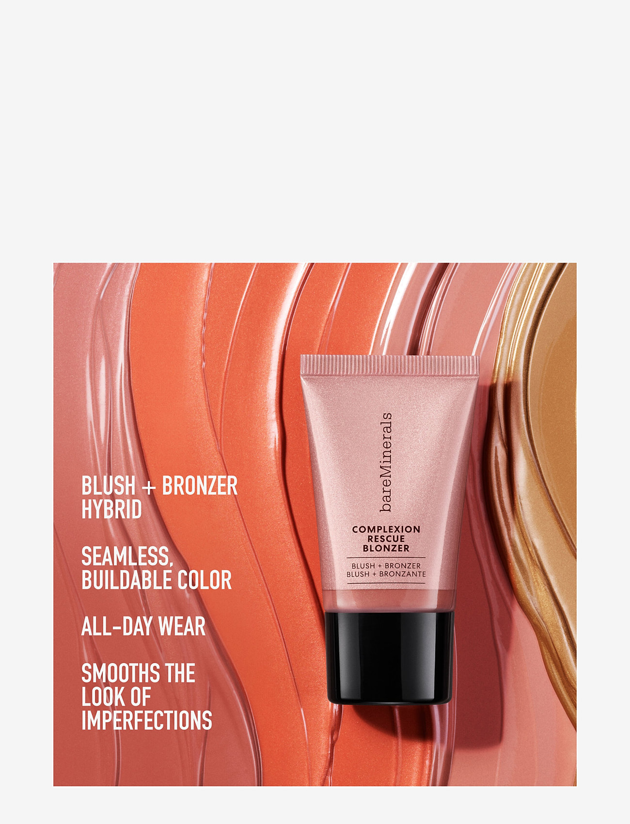 bareMinerals - BARE MINERALS Complexion Rescue Blonzer kiss of rose 15 ML - makeup - kiss of rose - 5