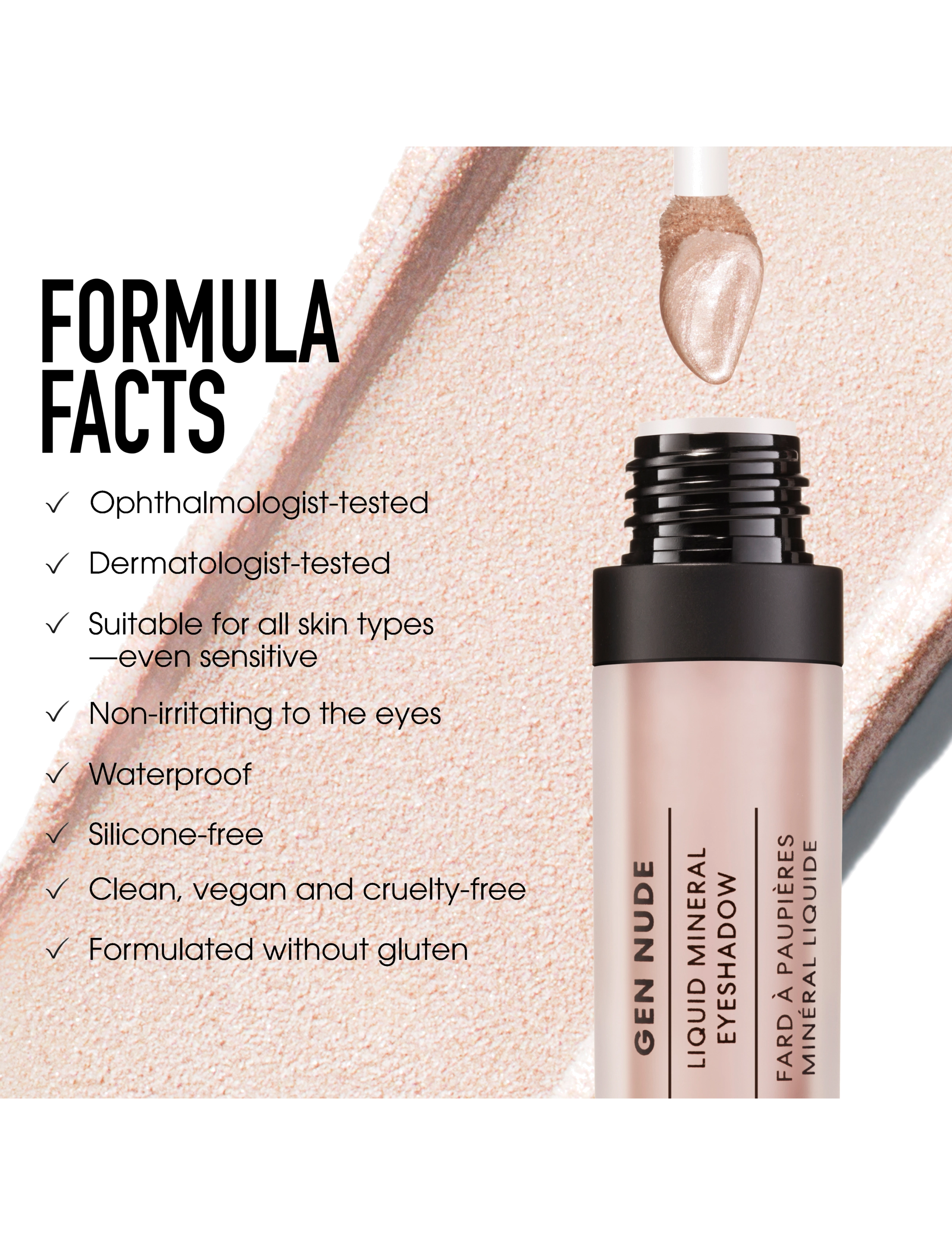 bareMinerals - Liquid Mineral Eyeshadow Moonstone 2.3 ml - moonstone - 5