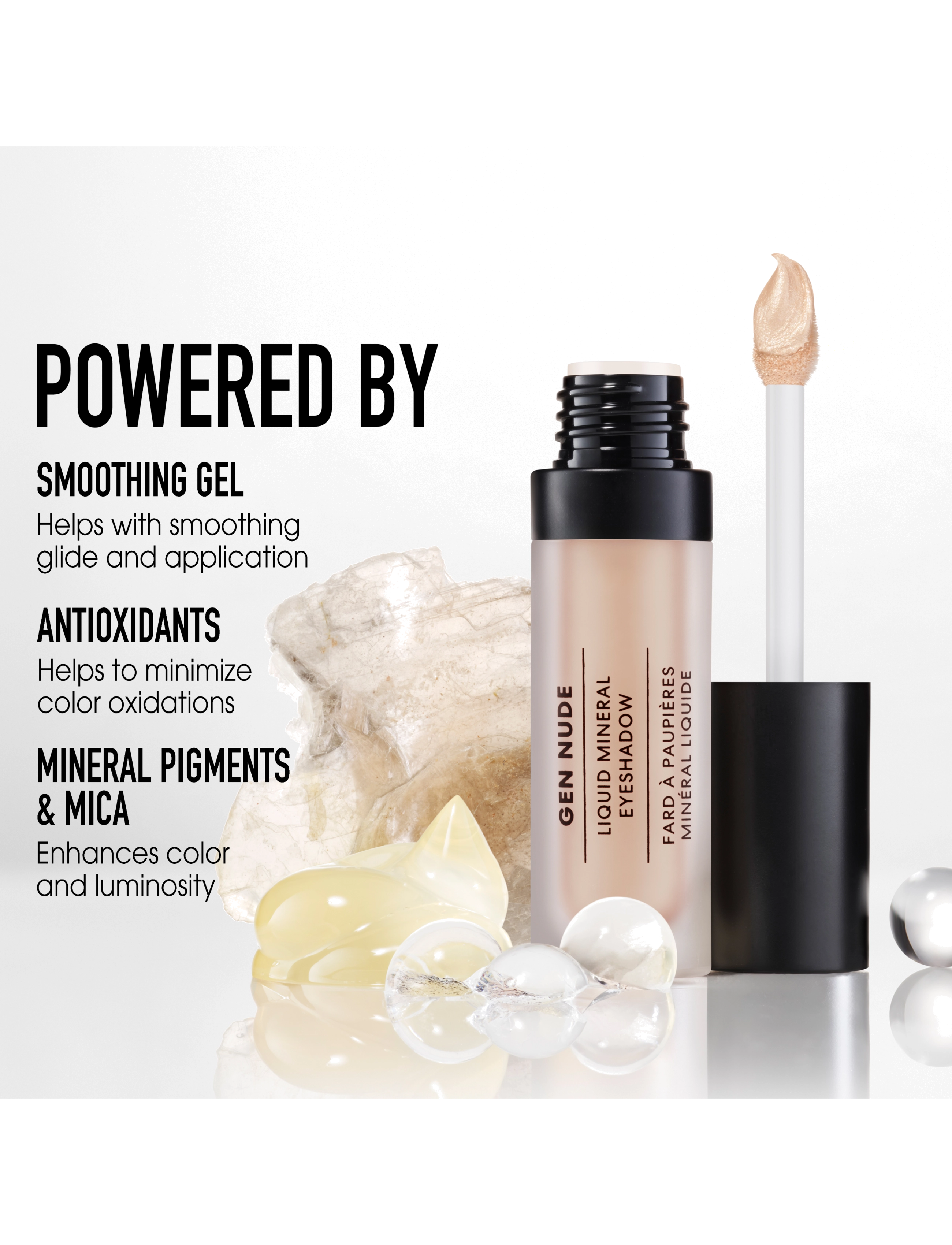 bareMinerals - Liquid Mineral Eyeshadow Rose Quartz 2.3 ml - rose quartz - 4