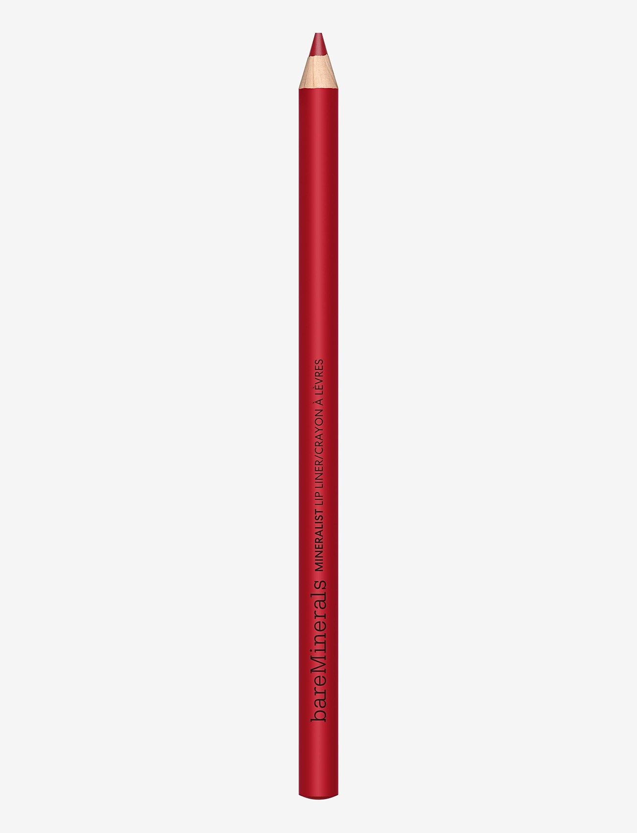 bareMinerals Mineralist Lip Liner Treasured Red 1.3 Gr, Læbepomade, Rød, Str: 1.3 g