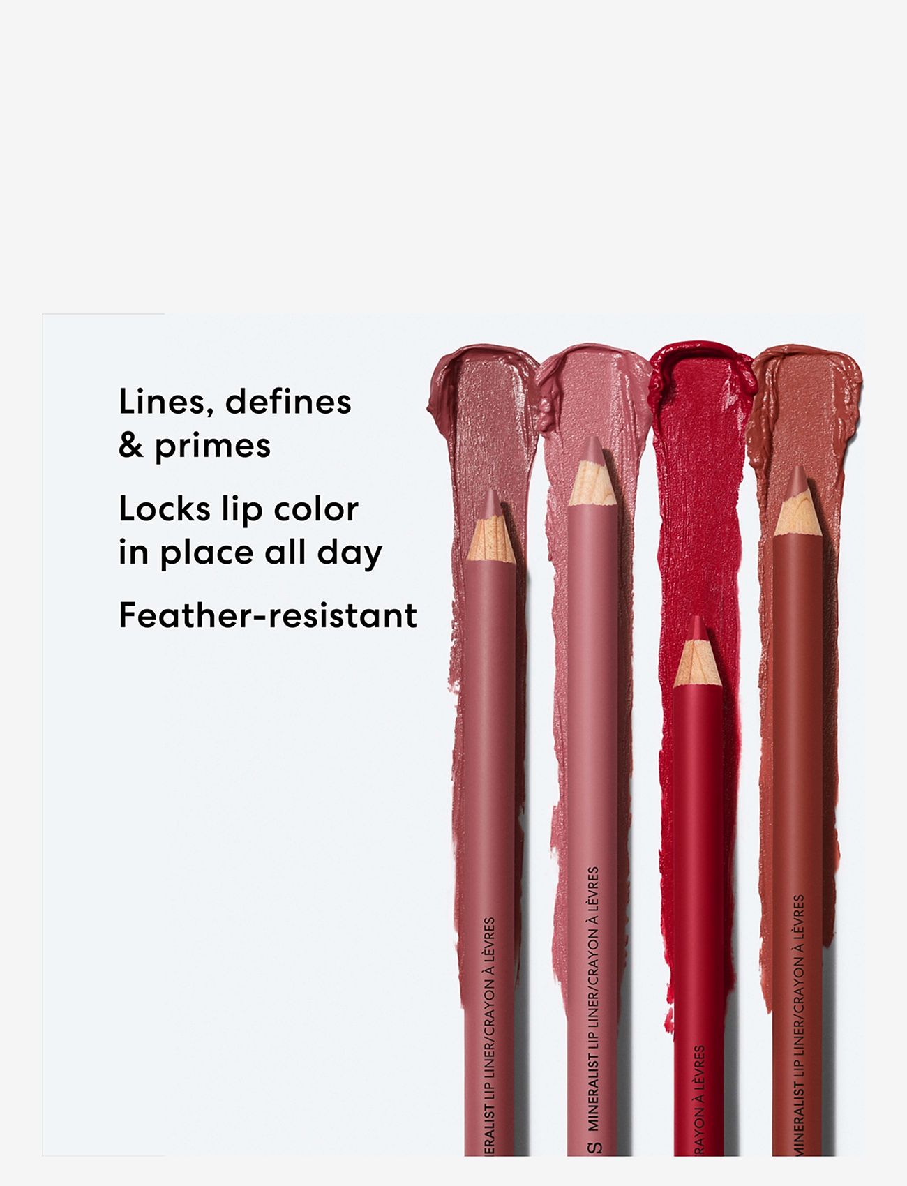 bareMinerals - Mineralist Lip Liner Treasured red 1.3 GR - smink - treasured red - 5