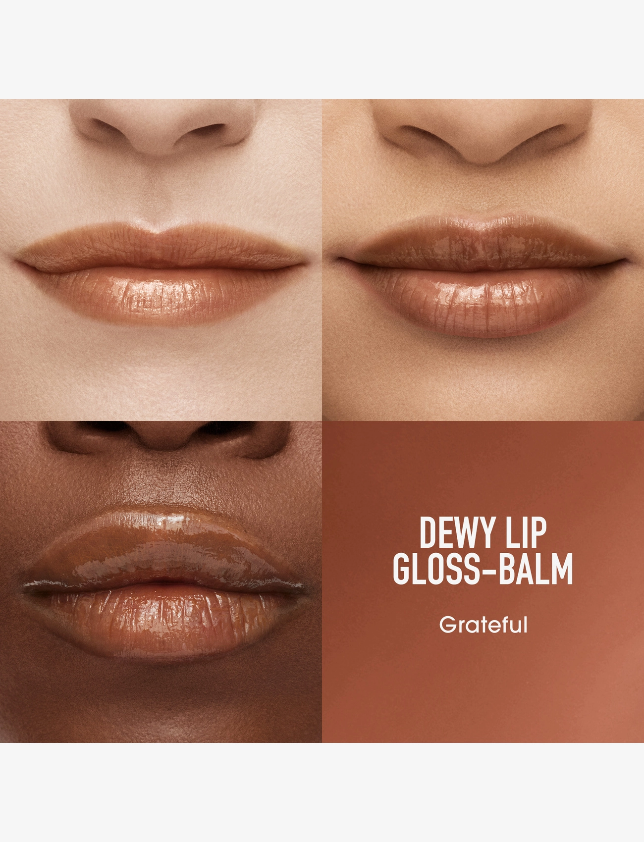 bareMinerals - BARE MINERALS Dewy Lip Gloss-Balm Grateful 2.3 GR - makeup - grateful - 2