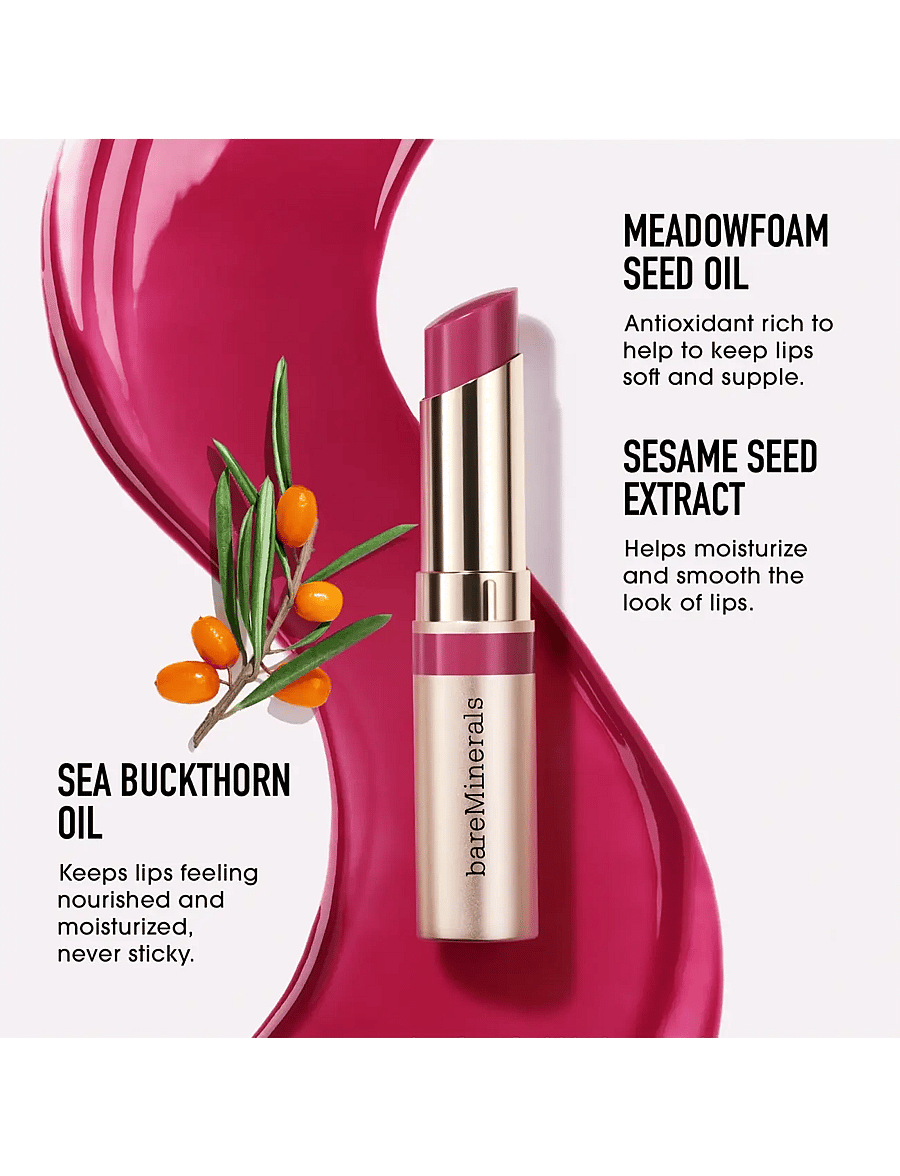 bareMinerals - BARE MINERALS Dewy Lip Gloss-Balm Devotion 2.3 GR - smink - devotion - 4