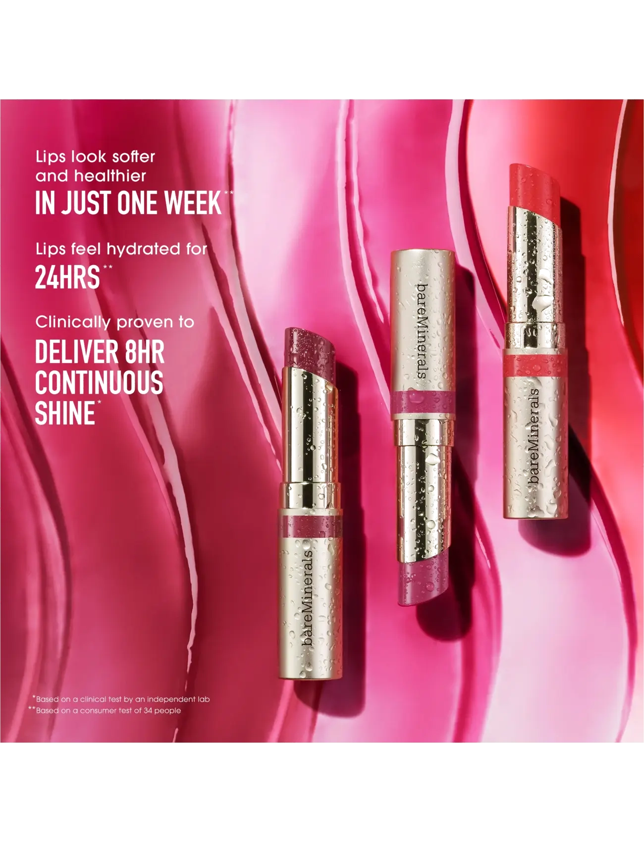 bareMinerals - BARE MINERALS Dewy Lip Gloss-Balm Devotion 2.3 GR - smink - devotion - 5