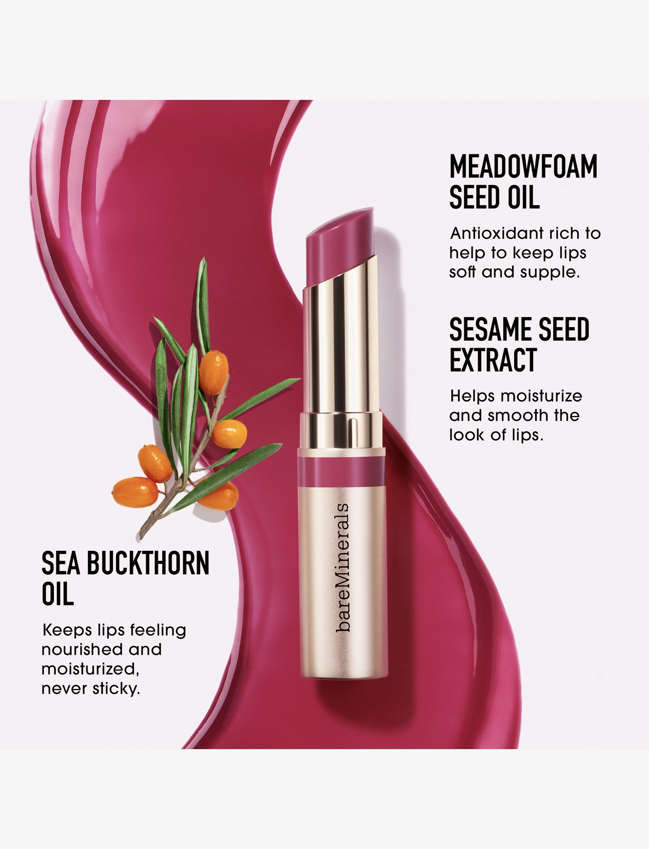 bareMinerals - BARE MINERALS Dewy Lip Gloss-Balm strength 2.3 GR - smink - strength - 4
