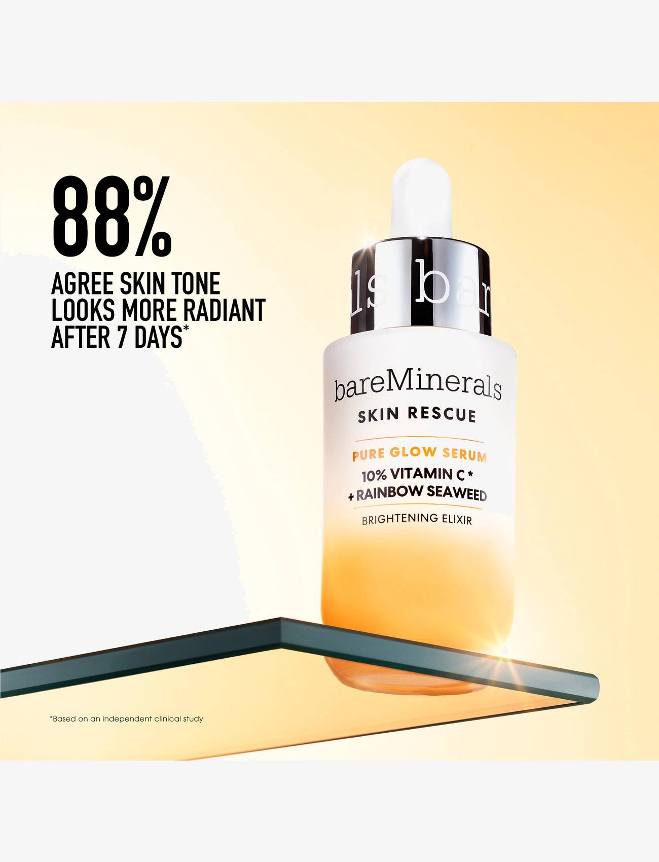 bareMinerals - BARE MINERALS Skin Rescue Skin rescue  pure glow serum 30 ML - serum - clear - 4