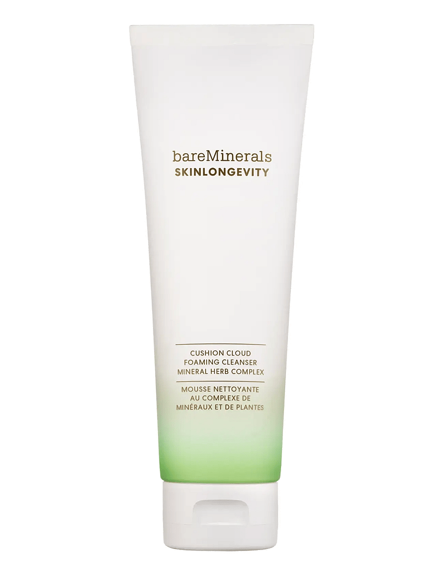 bareMinerals - Skinlongevity Cushion cloud foaming cleanser 120.00 ML - hreinsifroður - clear - 0