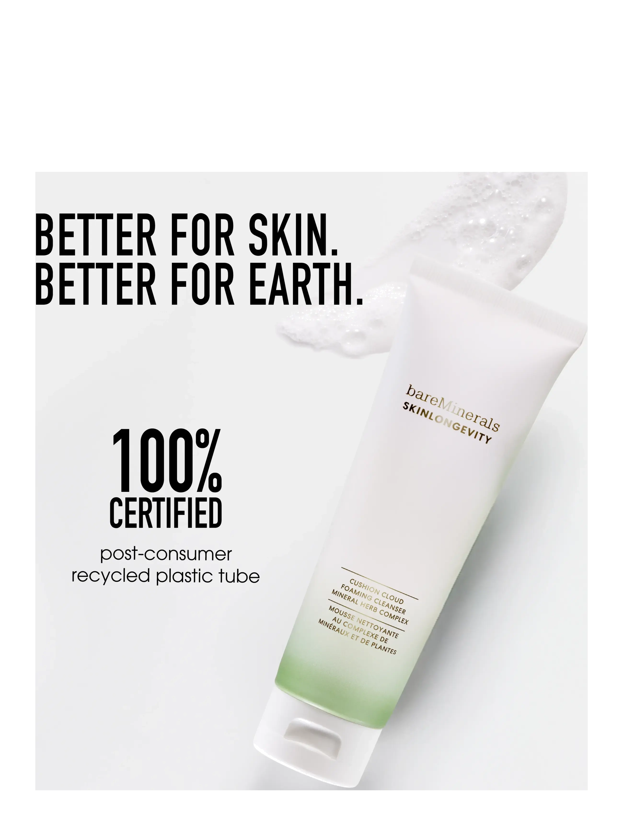 Skinlongevity Plush Gentle Foaming Cleanser 5