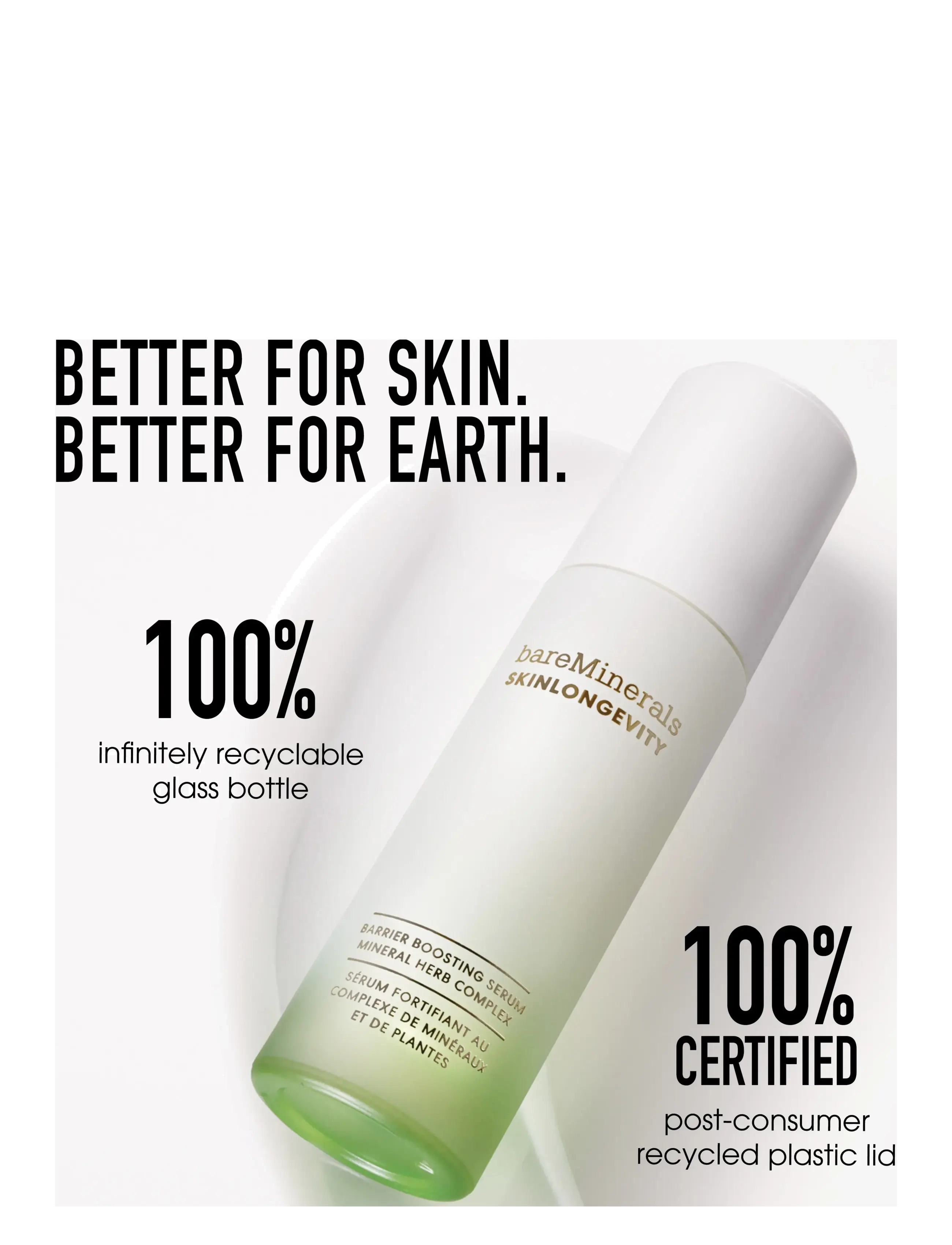 bareMinerals - Skinlongevity Barrier Boosting Serum 50.00 ML - serum - clear - 5