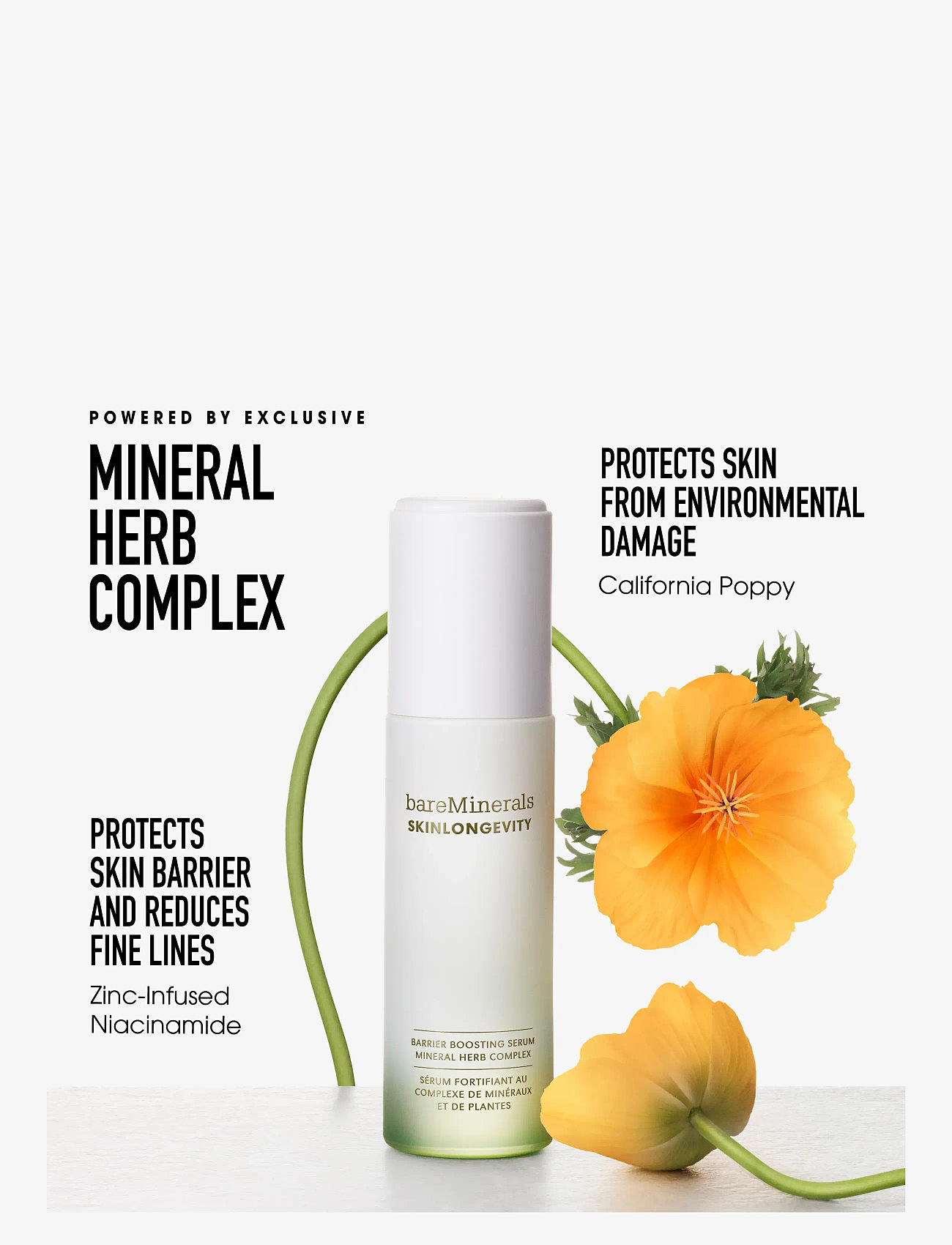 bareMinerals - Skinlongevity Barrier boosting serum 30.00 ML - serum - clear - 3